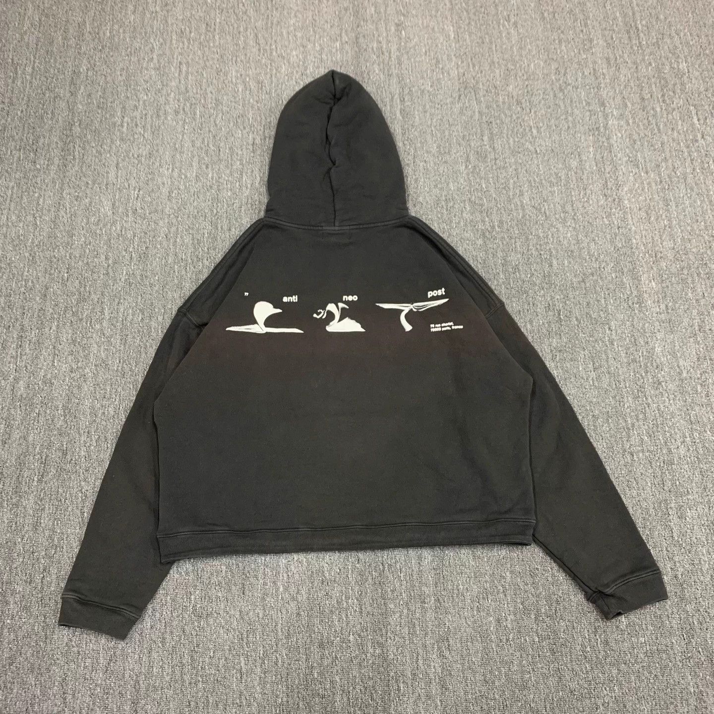 Enfants Riches Deprimes ERD Washed Black Short Hoodie L Near MINT Size L / US 10 / IT 46 - 2 Thumbnail
