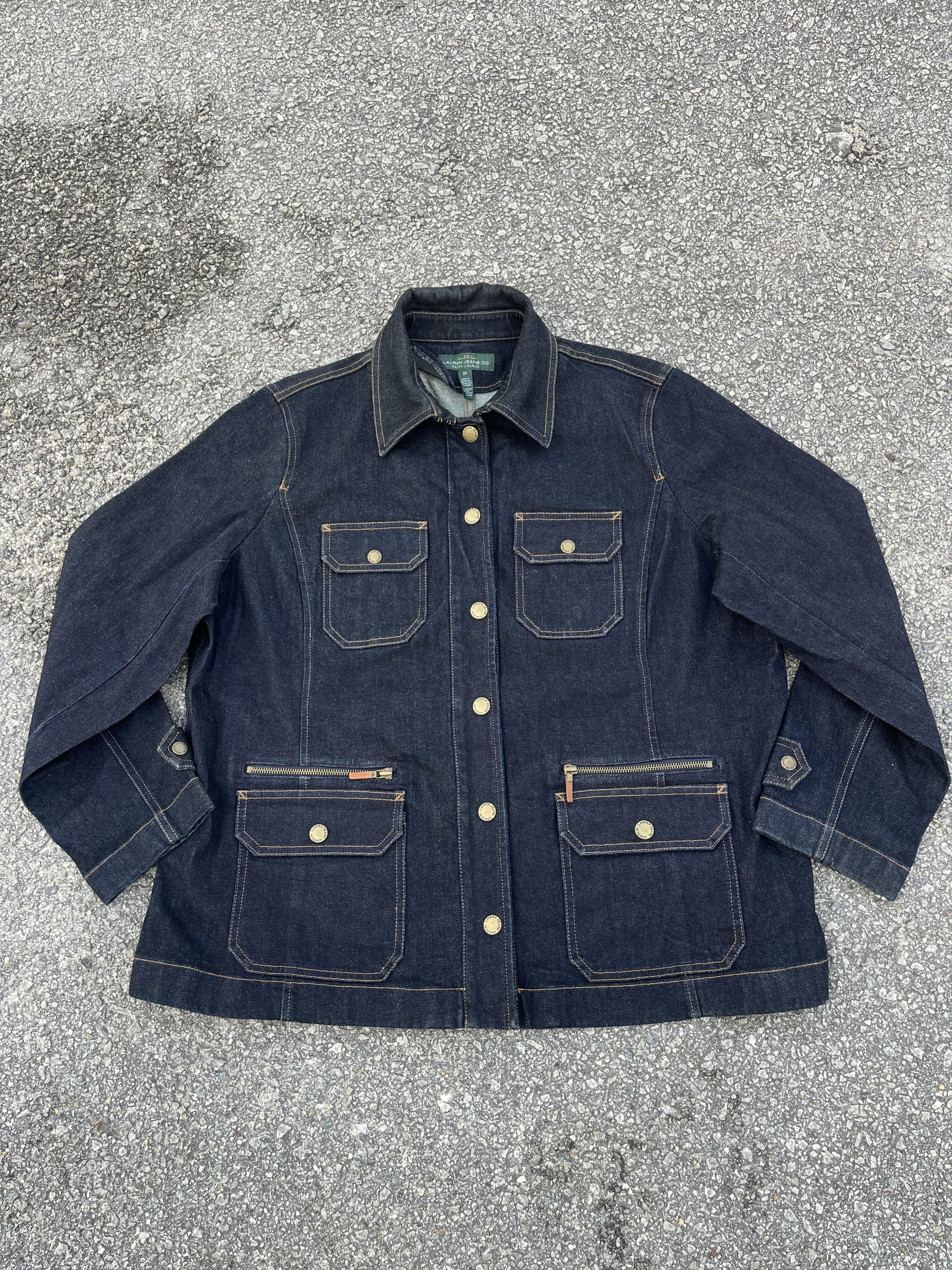 Ralph Lauren Vintage Ralph Lauren Denim Chore Jacket Size US XXL / EU 58 / 5 - 1 Thumbnail