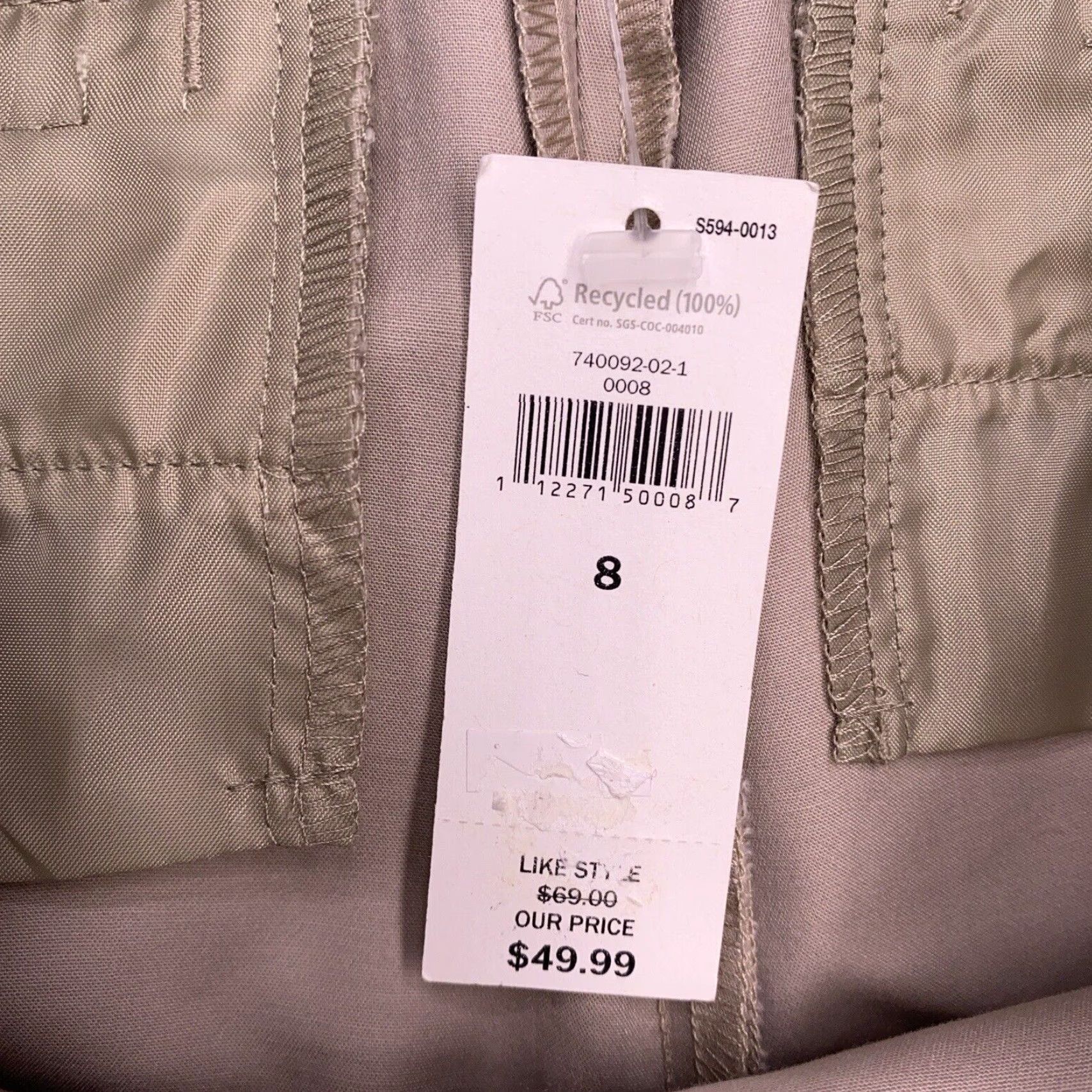 Banana Republic Banana Republic Ryan Fit Pants 8 Khaki Brown Mid Rise Stretch Regular Women Pants Modest Chino Straight Pockets Solid Casual Workwear Knockoffs? Size 30" / US 8 / IT 44 - 5 Thumbnail