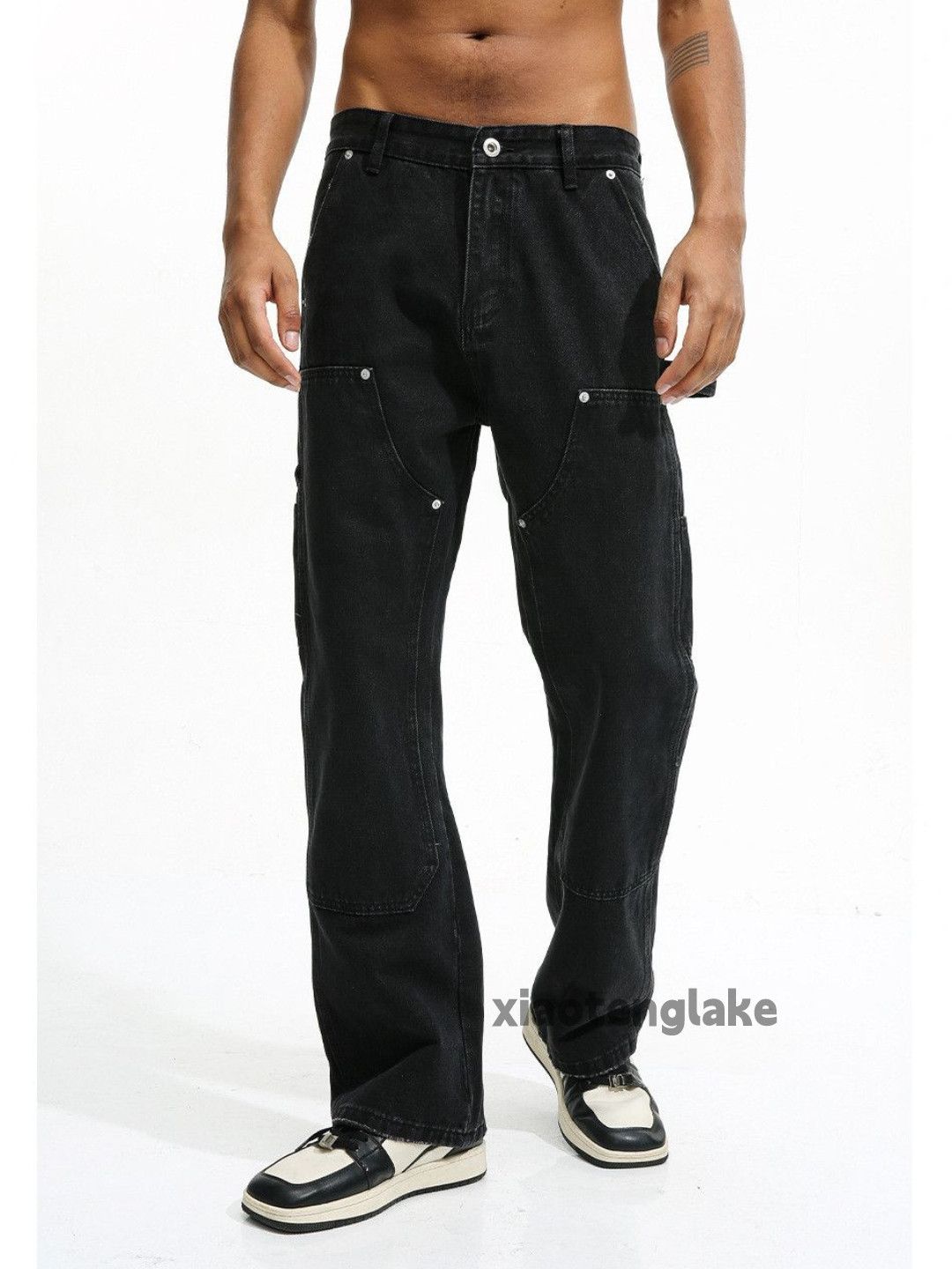 Designer × Japanese Brand × Vintage utility punk grunge bootcut carpenter cargo flared pants Size US 32 / EU 48 - 7 Thumbnail