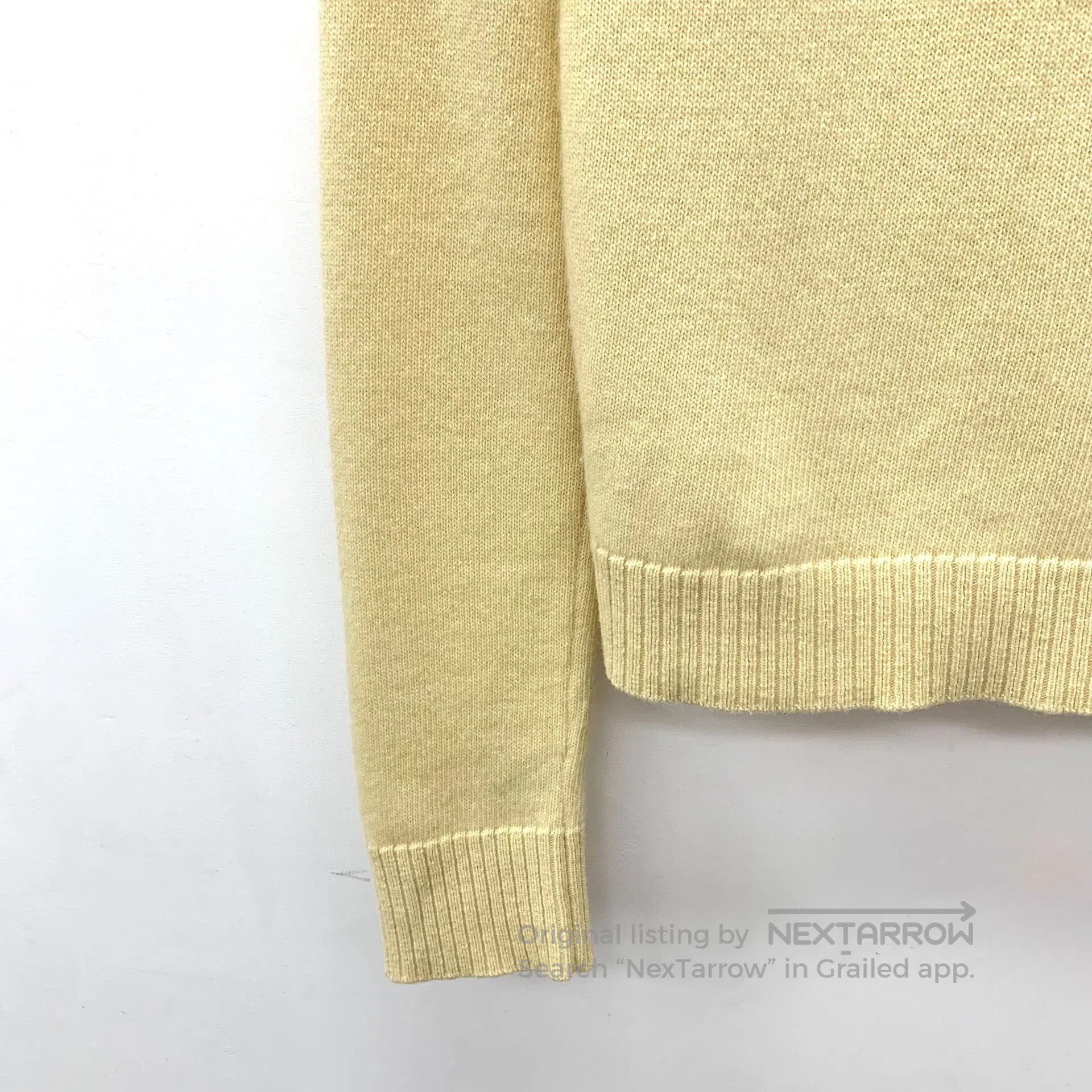Loewe Loewe Yellow Logo Embroidered Wool Sweater. Size XS / US 0-2 / IT 36-38 - 4 Thumbnail