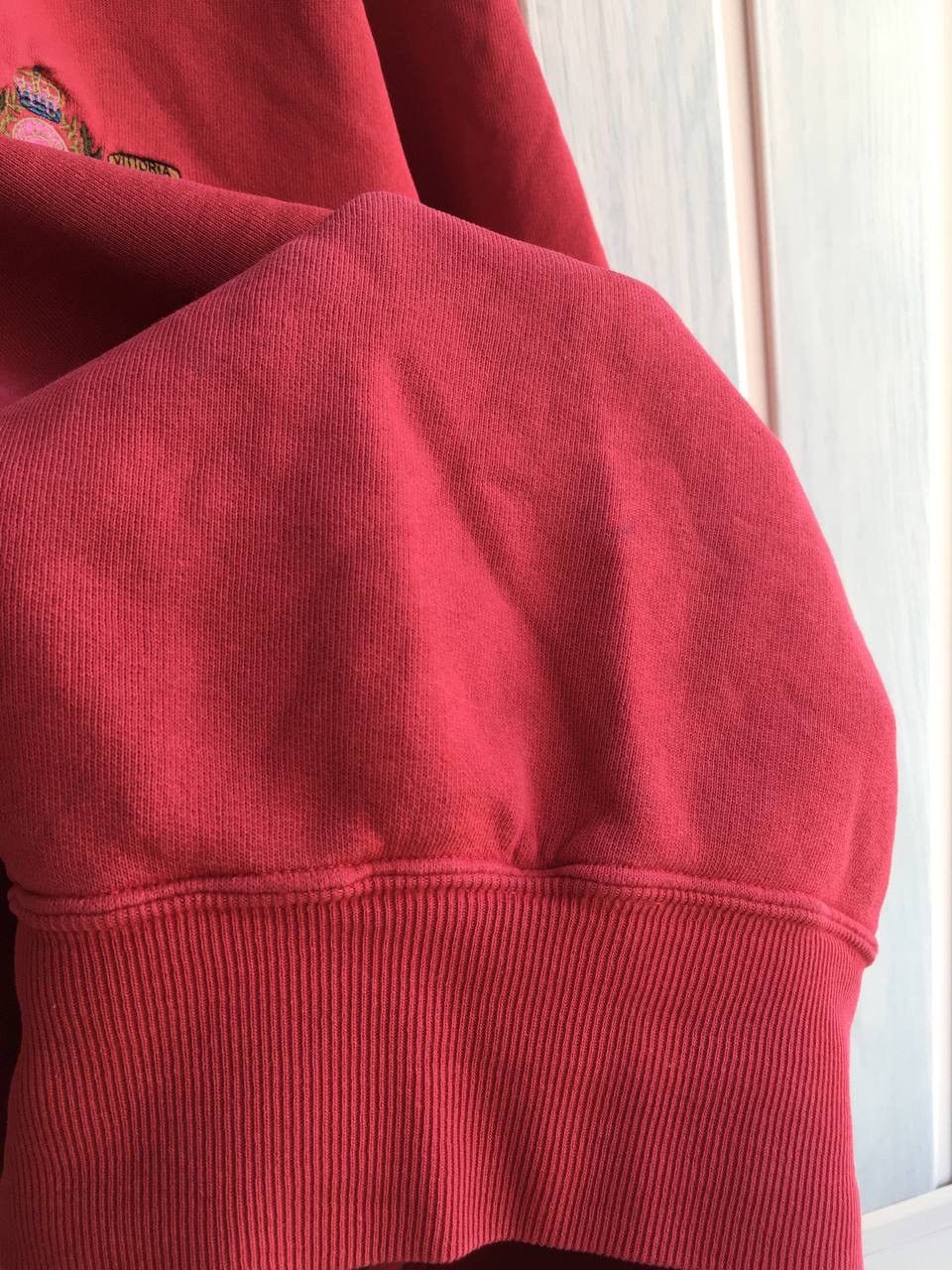 Vintage Best Company Red Basic Cotton Sweatshirt