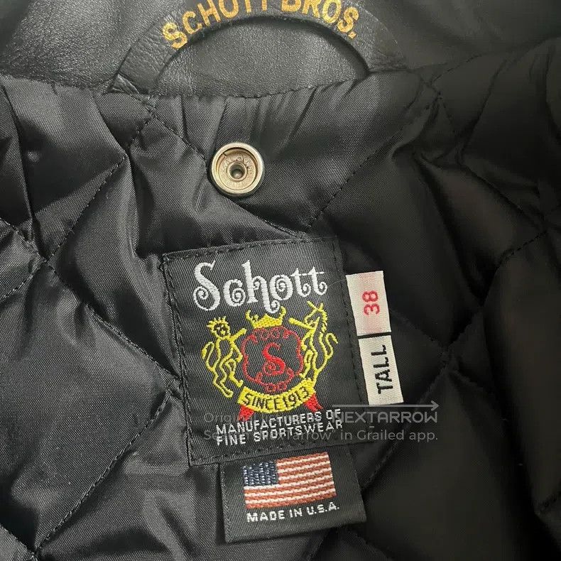 Schott Schott Motorcycle cowhide jacket Size US L / EU 52-54 / 3 - 2 Thumbnail