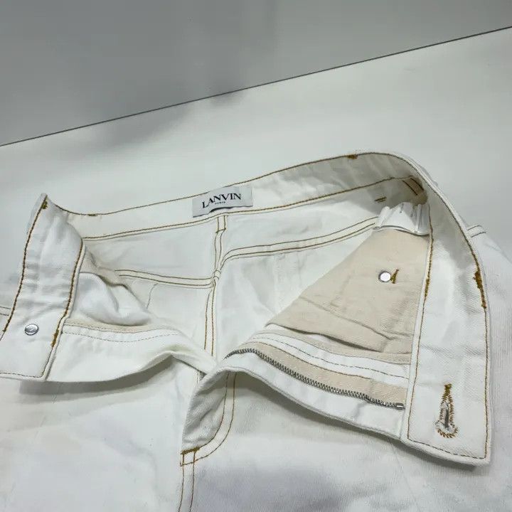 Lanvin Lanvin Vintage Straight-Cut Cotton Casual Pants -2508 Size US 30 / EU 46 - 6 Thumbnail
