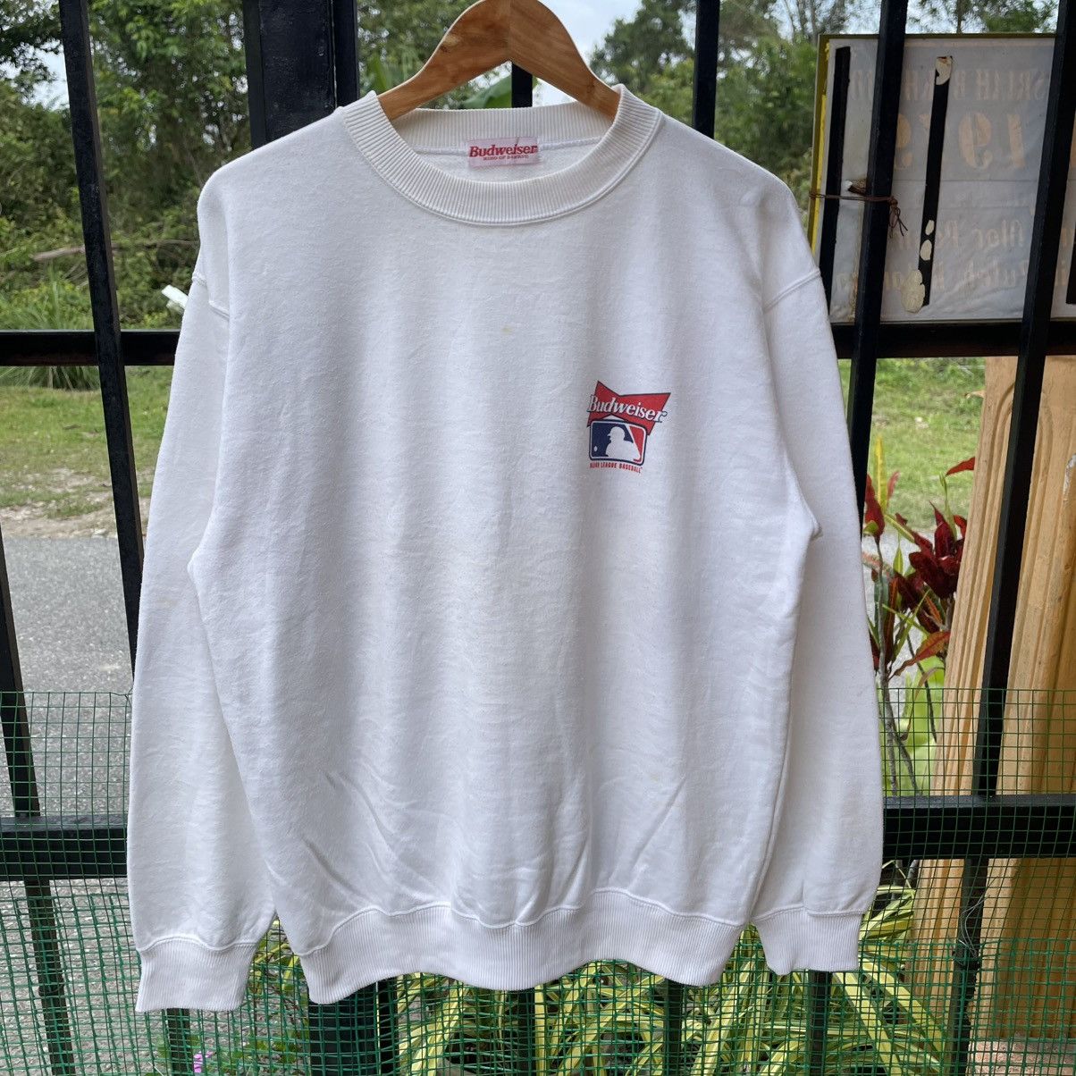 Budweiser 🔥Vintage Budweiser X MLB American Sports Crewneck Sweatshirt Size US M / EU 48-50 / 2 - 6 Thumbnail