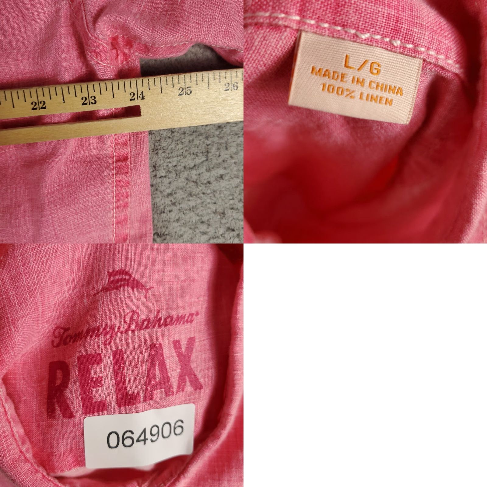 Tommy Bahama Tommy Bahama Shirt Mens L Pink Linen Hawaiian Button Up Short Sleeve Shirt Mens L Pink Linen Hawaiian Button Up Short Sleeve Size US L / EU 52-54 / 3 - 8 Thumbnail
