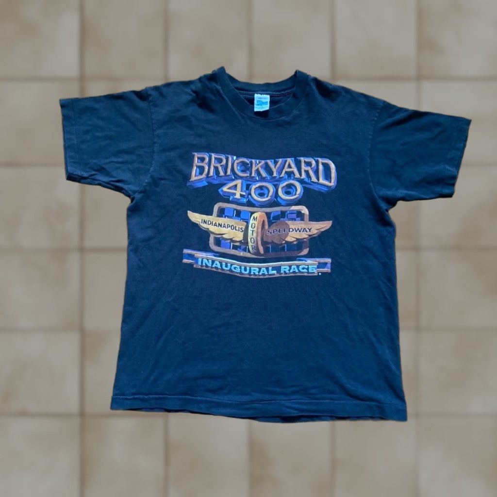 Salem Sportswear VINTAGE Brickyard 400 Racing NASCAR 1994 T Shirt Mens Sz L Black Salem Sportswear Graphic Tee 90s Size US L / EU 52-54 / 3 - 1 Thumbnail