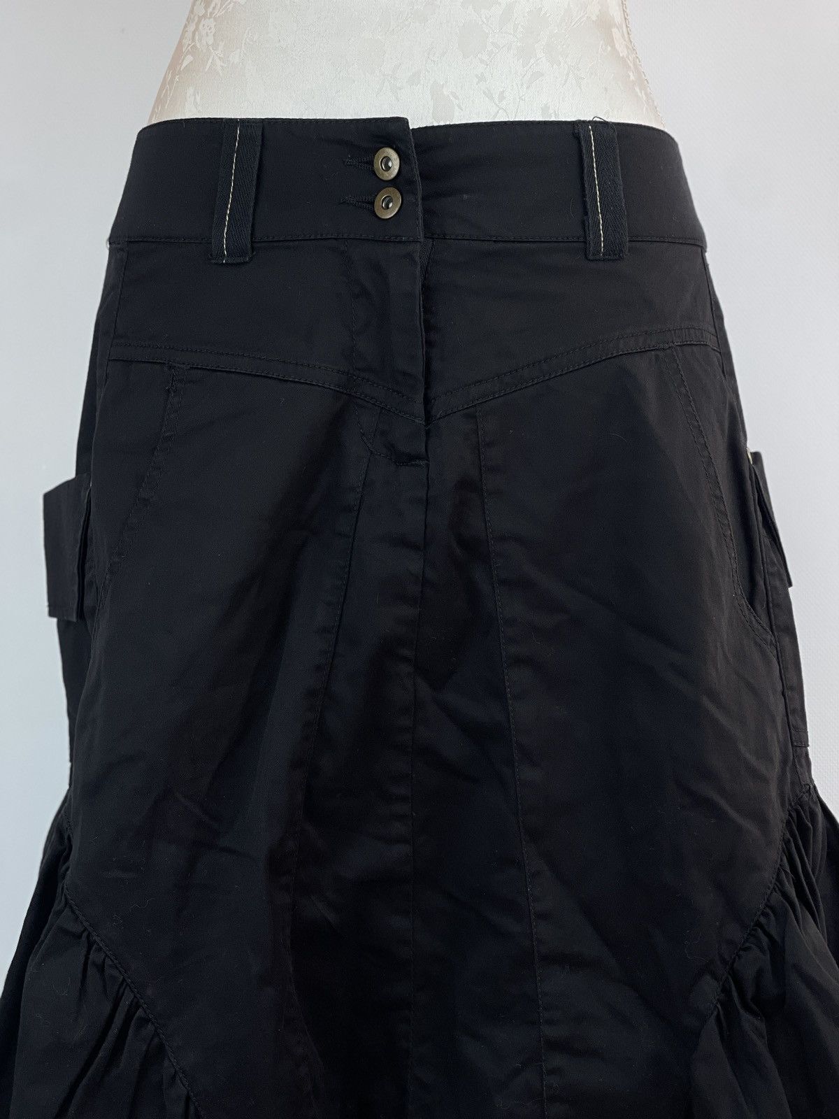 Japanese Brand × Vintage If six was nine LGB Vibe Black Cargo Skirt Size 26" / US 2 / IT 38 - 7 Thumbnail