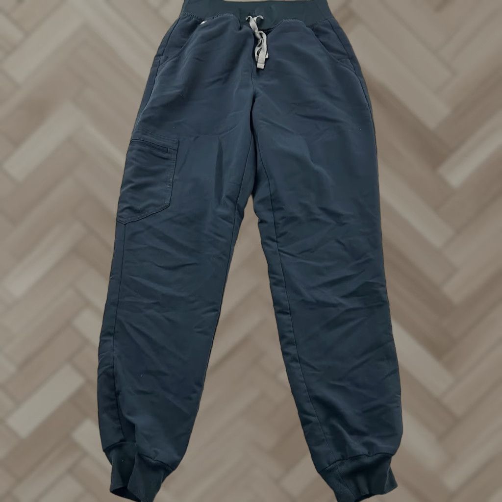 Vintage FIGS High Waisted Zamora Jogger Scrub Pants Women's XS Blue Size 26" / US 2 / IT 38 - 1 Thumbnail