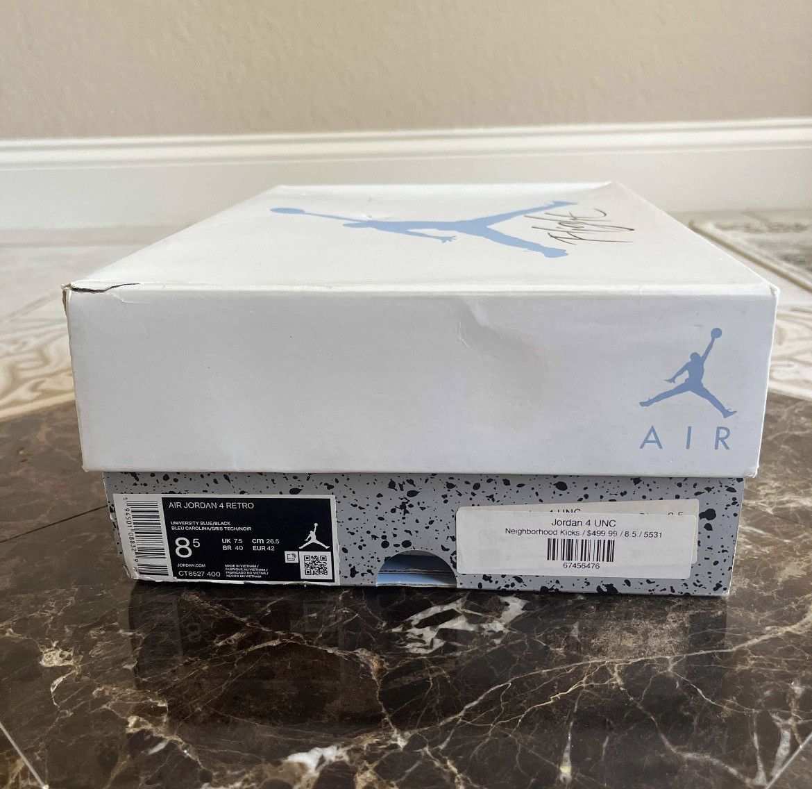 Jordan Brand Air Jordan 4 Retro “University Blue” size 8.5 READ BELOW Size US 8.5 / EU 41-42 - 8 Thumbnail