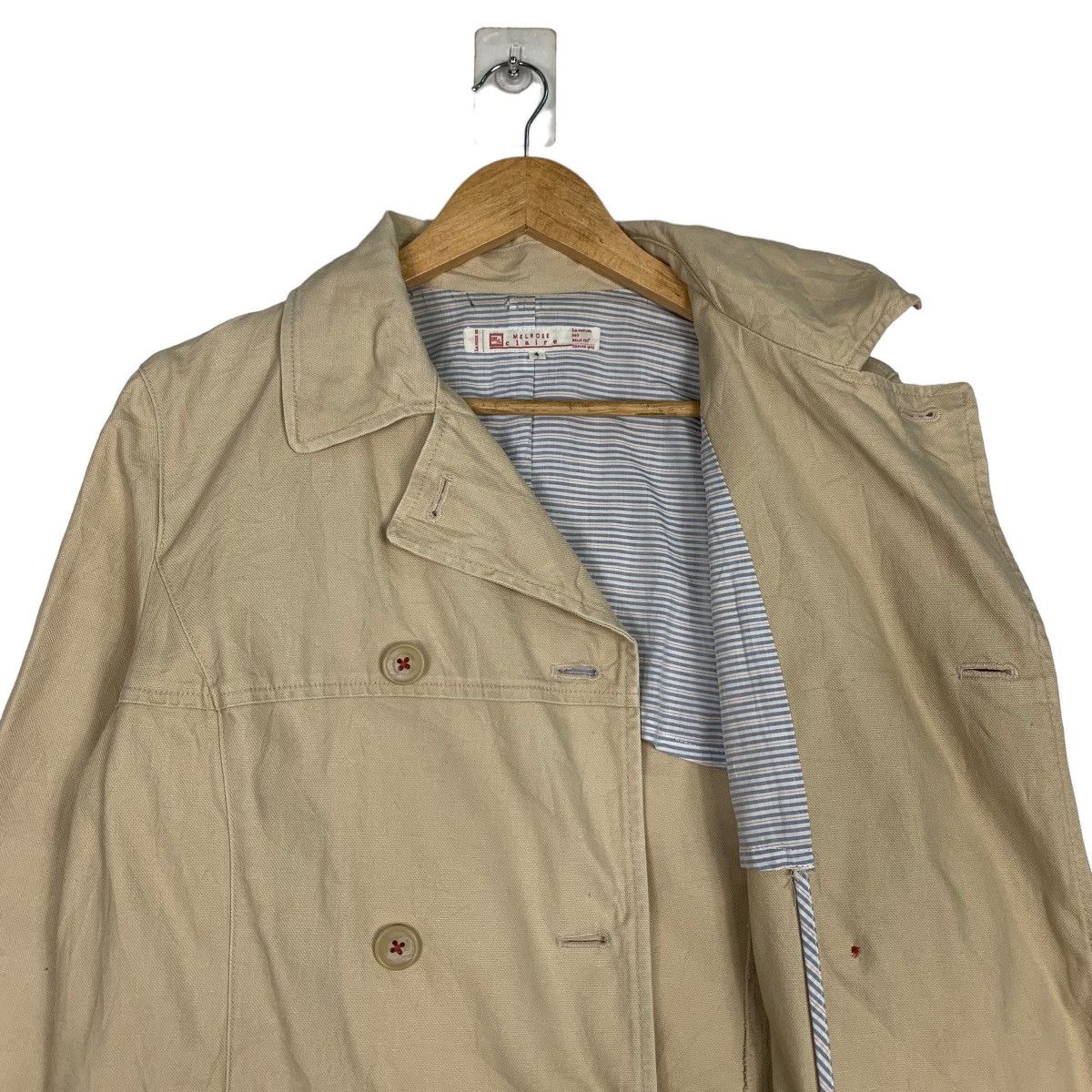 Melrose MELROSE CLAIRE Double Breasted Coat #0992-C44 Size M / US 6-8 / IT 42-44 - 10 Thumbnail