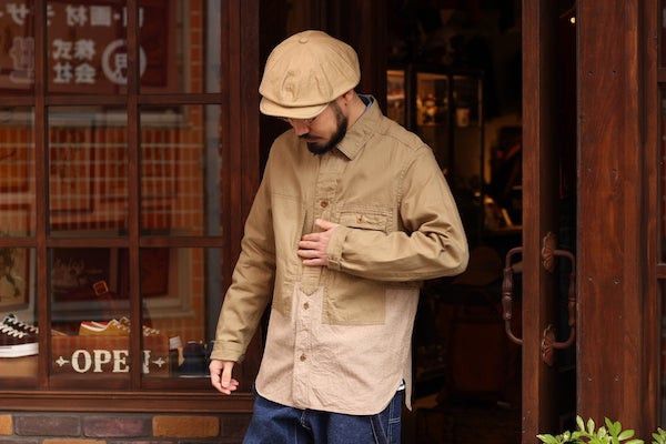 Nigel Cabourn RARE🔥SS20 UTILITY SHIRT JACKET DENIM KHAKI SIZE 44 Size US S / EU 44-46 / 1 - 7 Thumbnail