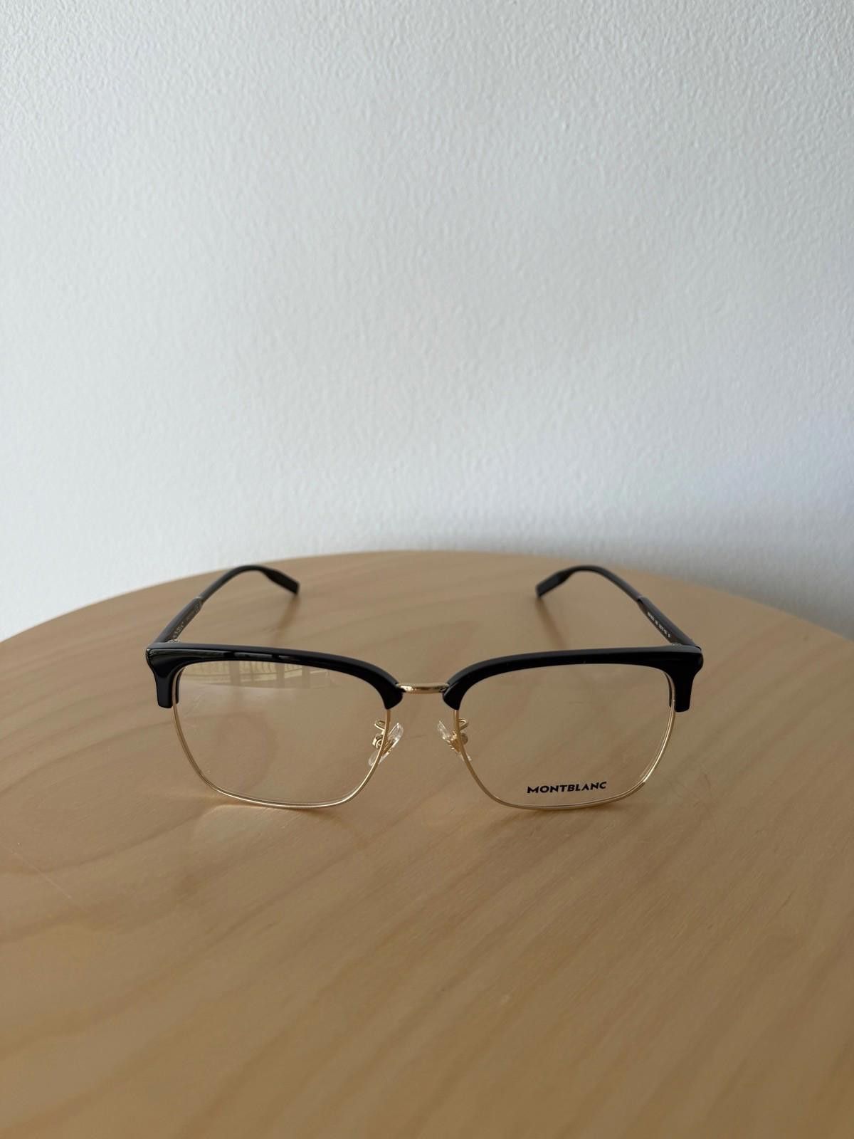 Montblanc New montblanc optical glasses frames eyeglasses MB0199OA 006 Size ONE SIZE - 2 Thumbnail
