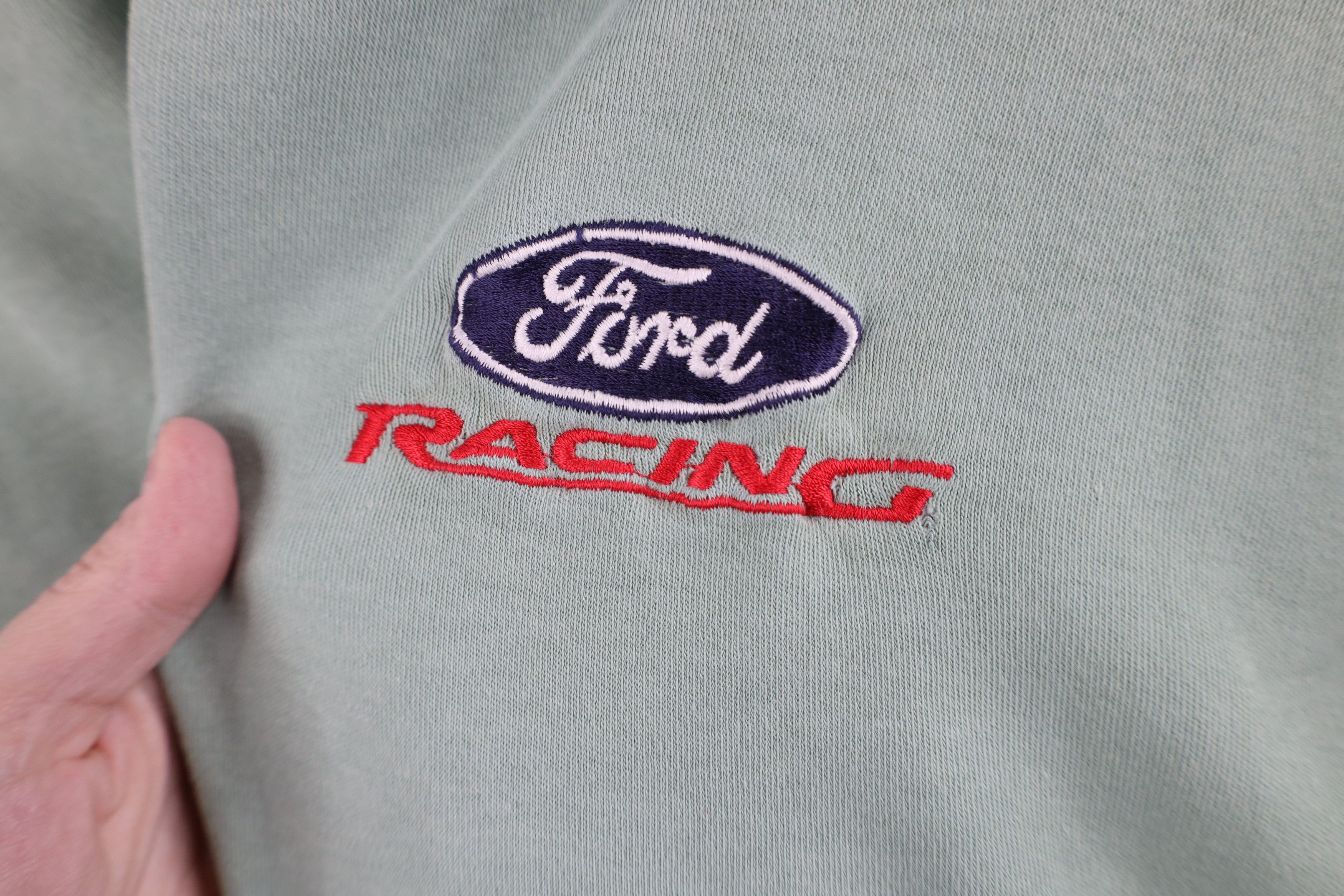 Vintage Vintage 90s Spell Out Ford Motor Co Racing Polo Shirt USA Size US M / EU 48-50 / 2 - 4 Thumbnail