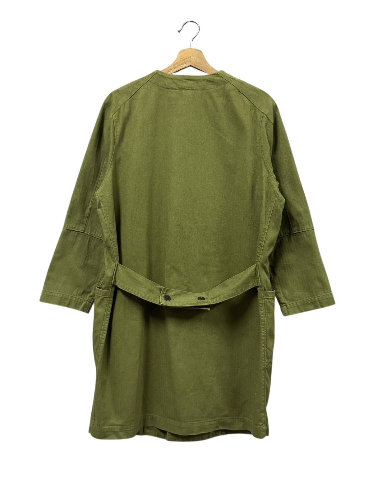 Toyo Enterprises Vtg🔥Domingo Hbt Kimono Cardigan Olive Green Military Style Size US M / EU 48-50 / 2 - 2 Thumbnail
