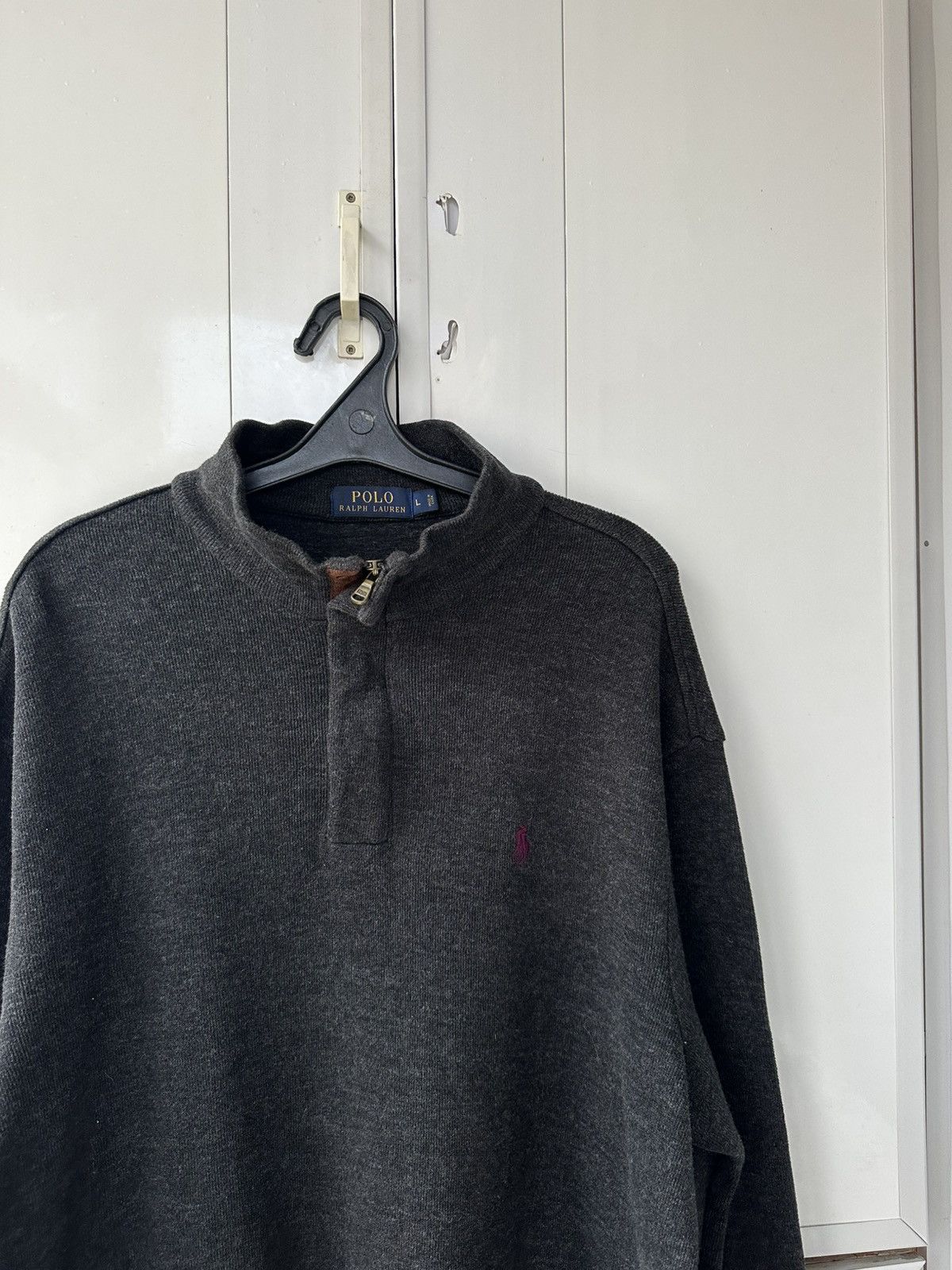 Polo Ralph Lauren Vintage Polo Ralph Lauren Half-zip Purple Logo Size US L / EU 52-54 / 3 - 3 Thumbnail