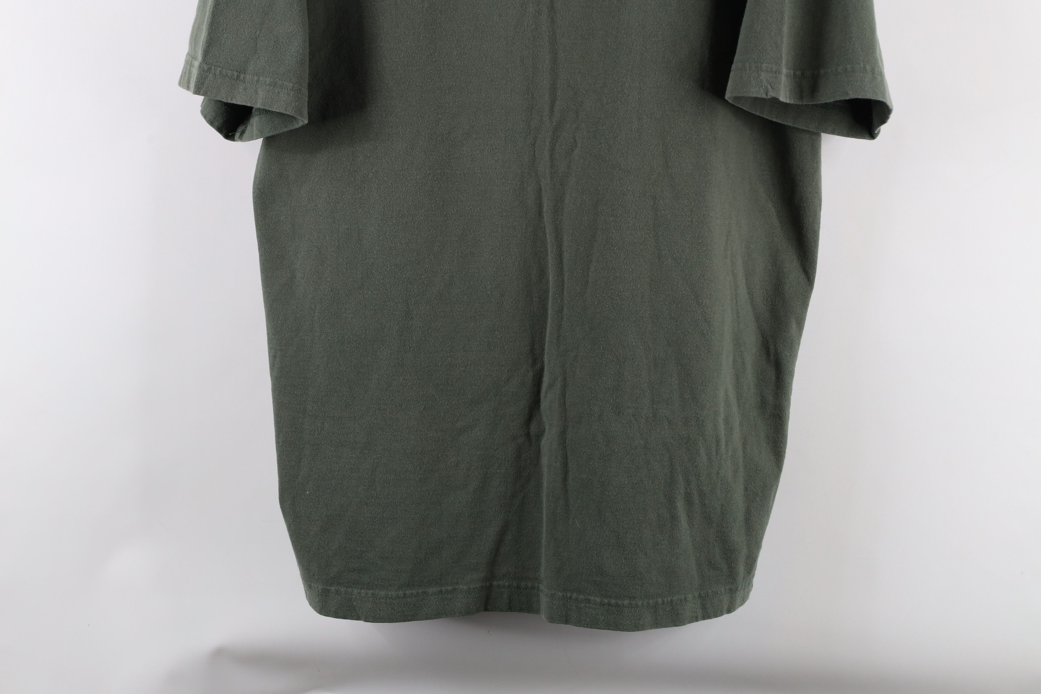 Vintage Vintage 90s Streetwear Short Sleeve T-Shirt Green Cotton Size US L / EU 52-54 / 3 - 3 Thumbnail