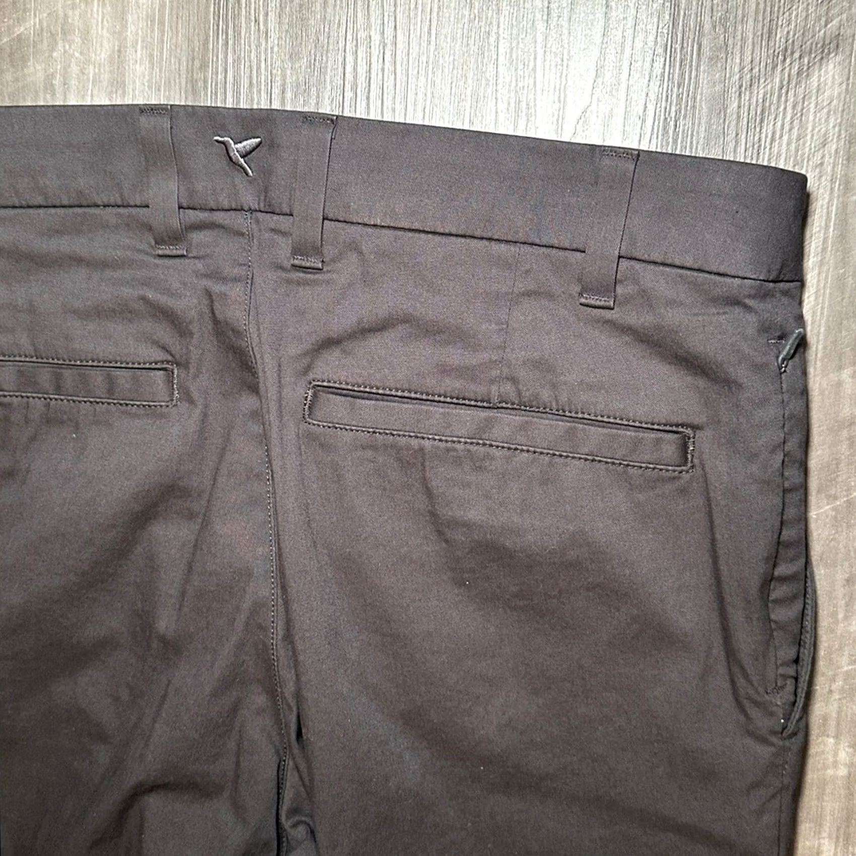 Vintage Birddogs Slim Fit Performance Stretch Chino Khaki Pants 32x32 Mens Slim Fit Chino Pants Charcoal 32 Mens Size US 32 / EU 48 - 5 Thumbnail