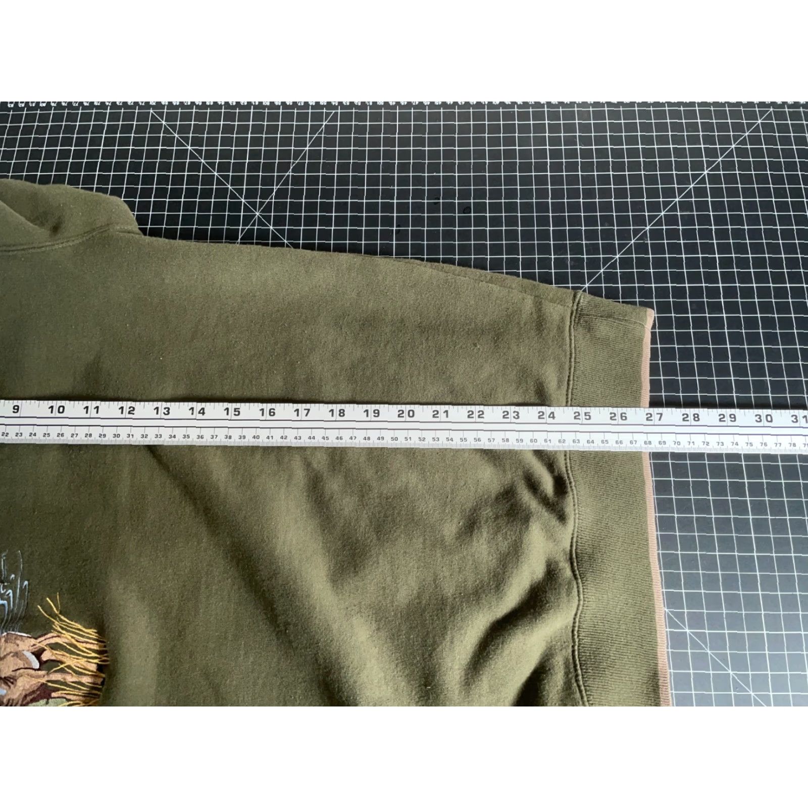 Vintage VINTAGE M&C Sports Sweatshirt Crewneck Green Embroidered Deer Nature Scenic XL Mens Pullover Wool-Heavyweight Cotton Blend Size US XL / EU 56 / 4 - 6 Thumbnail