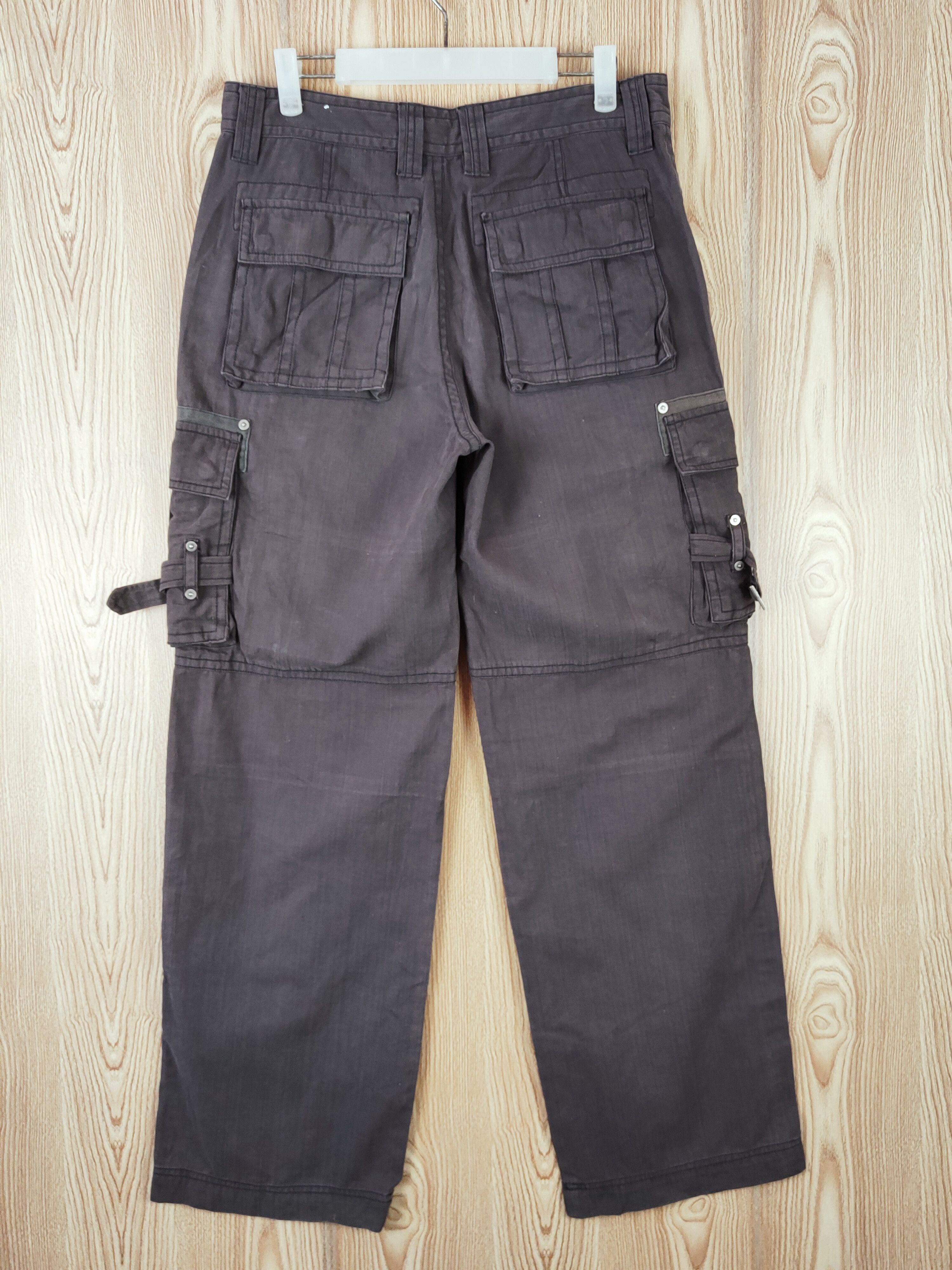 Japanese Brand Ally of the Joff Dark Brown Multipocket Cargo Pants #W925 Size US 32 / EU 48 - 7 Thumbnail
