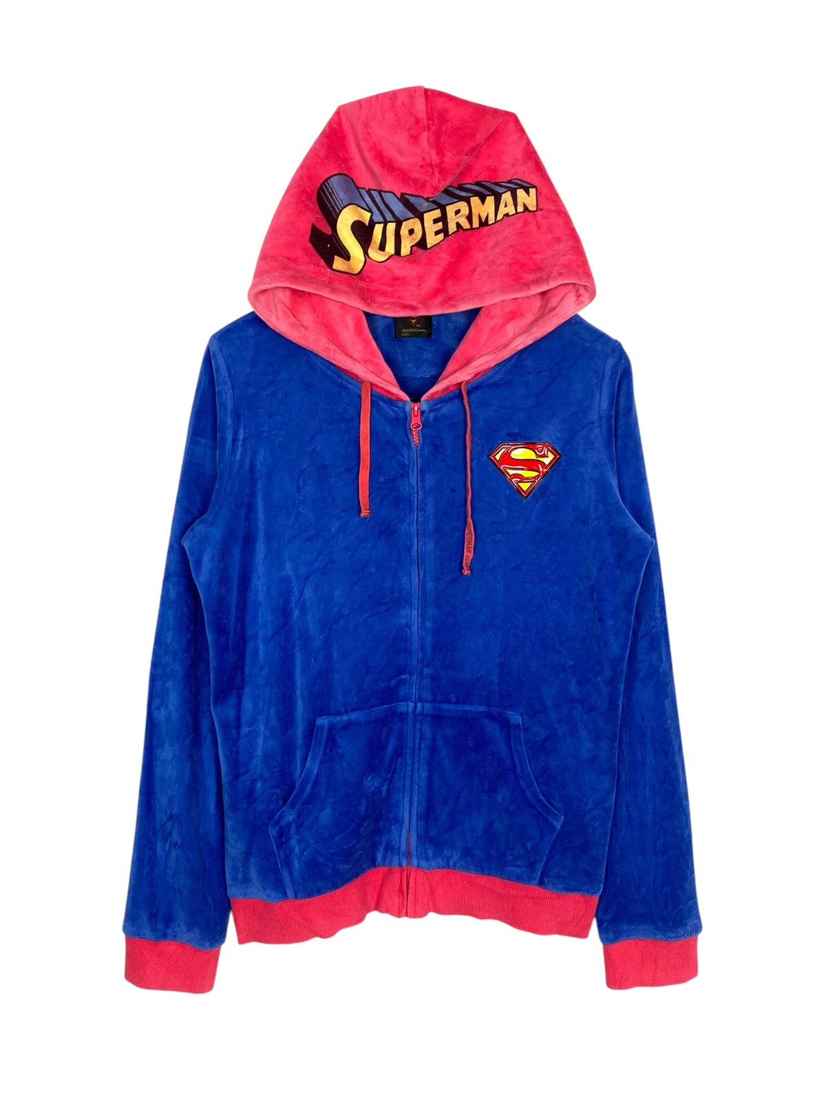 DC Comics Rare‼️ Dc Comic Superman Hoodie Fleece Big Logo Size US S / EU 44-46 / 1 - 1 Thumbnail