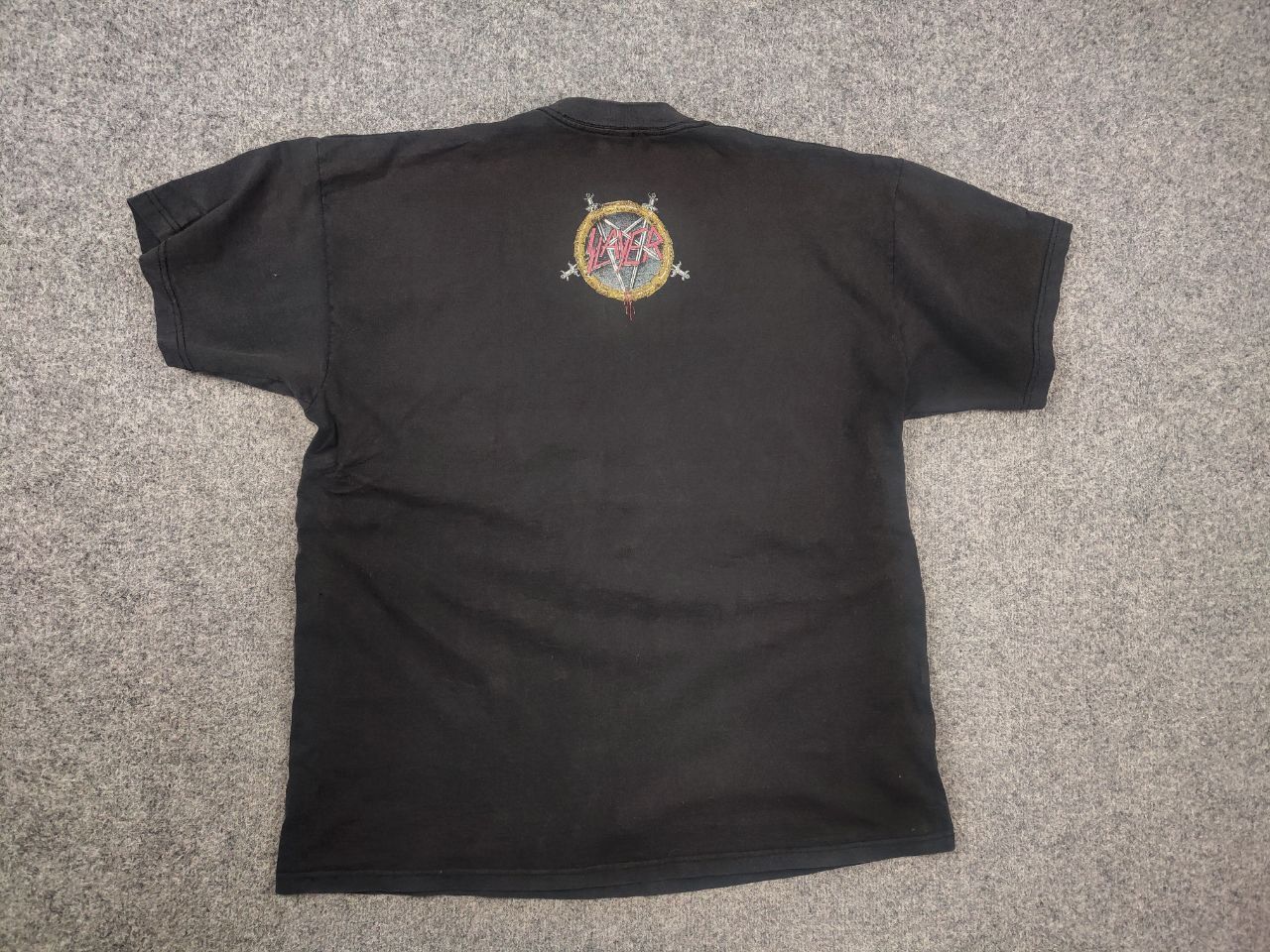 Band Tees Vintage Slayer 2003 Metal Rock Promo Band T-Shirt Y2K Tee Size US L / EU 52-54 / 3 - 11 Thumbnail