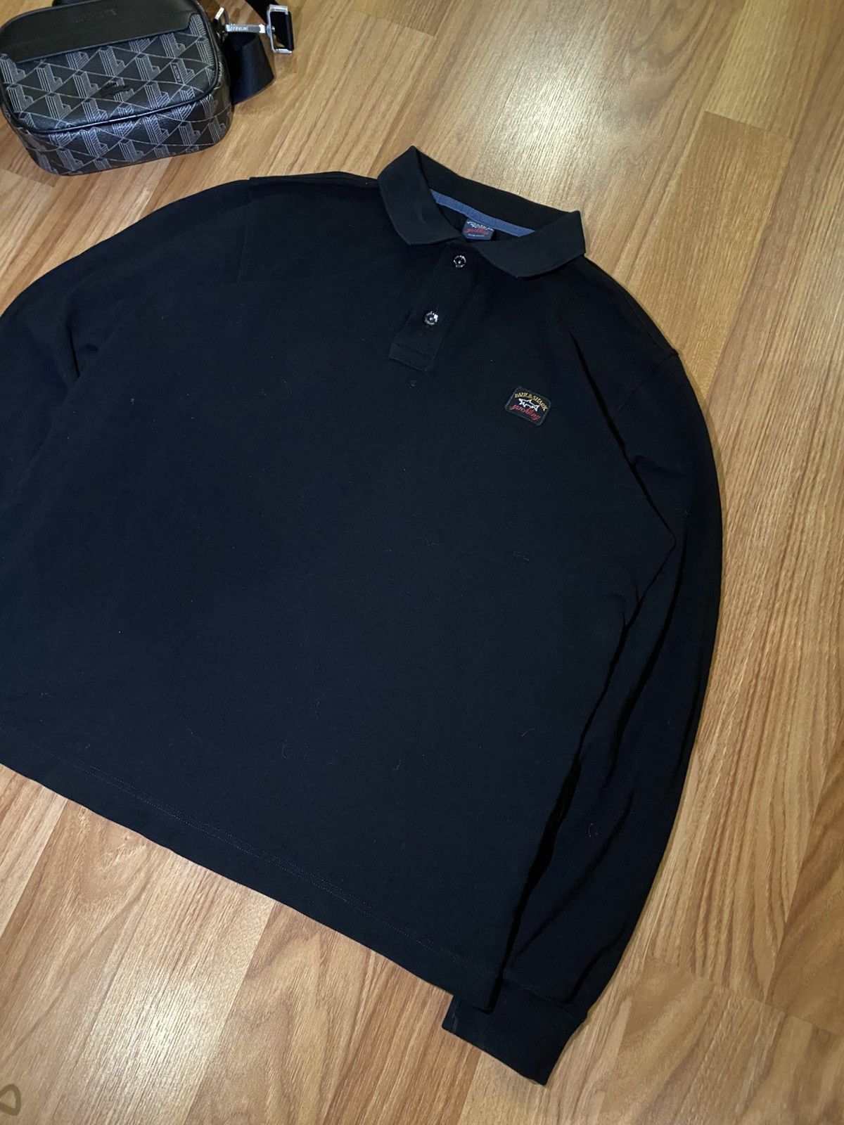 Paul & Shark Paul and Shark Long Sleeve Polo Shirt Gray - Size Men's XXL Size US XL / EU 56 / 4 - 2 Thumbnail
