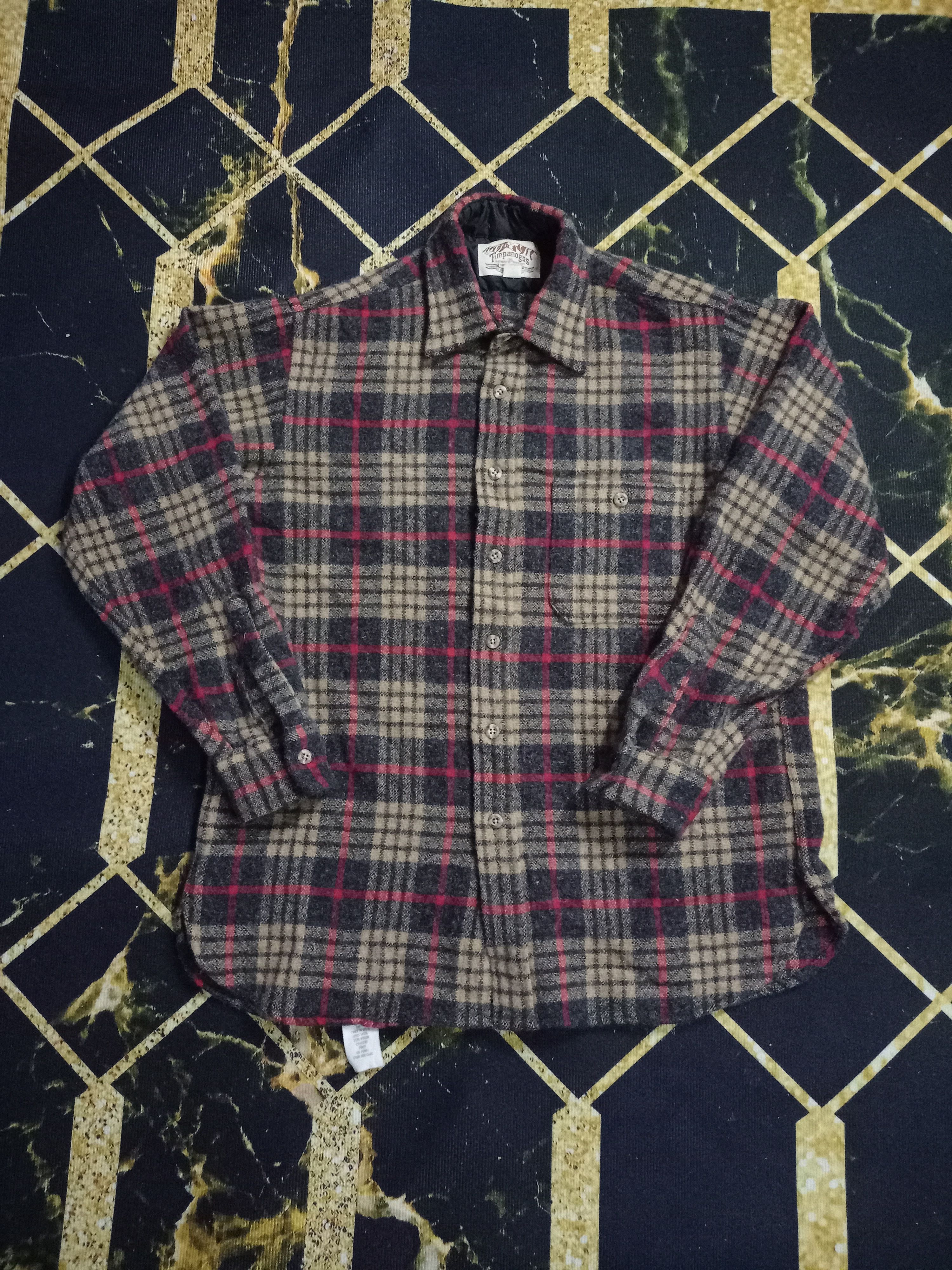 VINTAGE 🔥 TIMPANOGOS BUTTON WOOL SHIRT