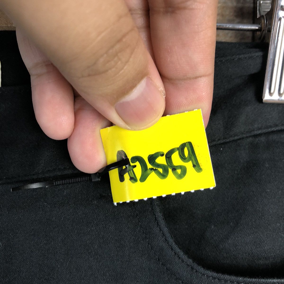Japanese Brand Jocky Gal Black bootcut Cargo Multipocket Pants #A2559 Size 26" / US 2 / IT 38 - 12 Thumbnail
