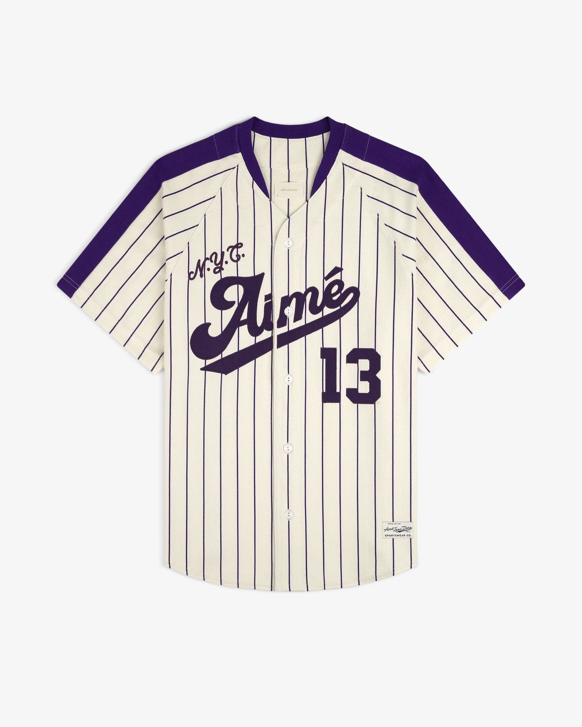 Aime Leon Dore ALD Aime Baseball Jersey Coconut Milk Medium Size US M / EU 48-50 / 2 - 8 Thumbnail