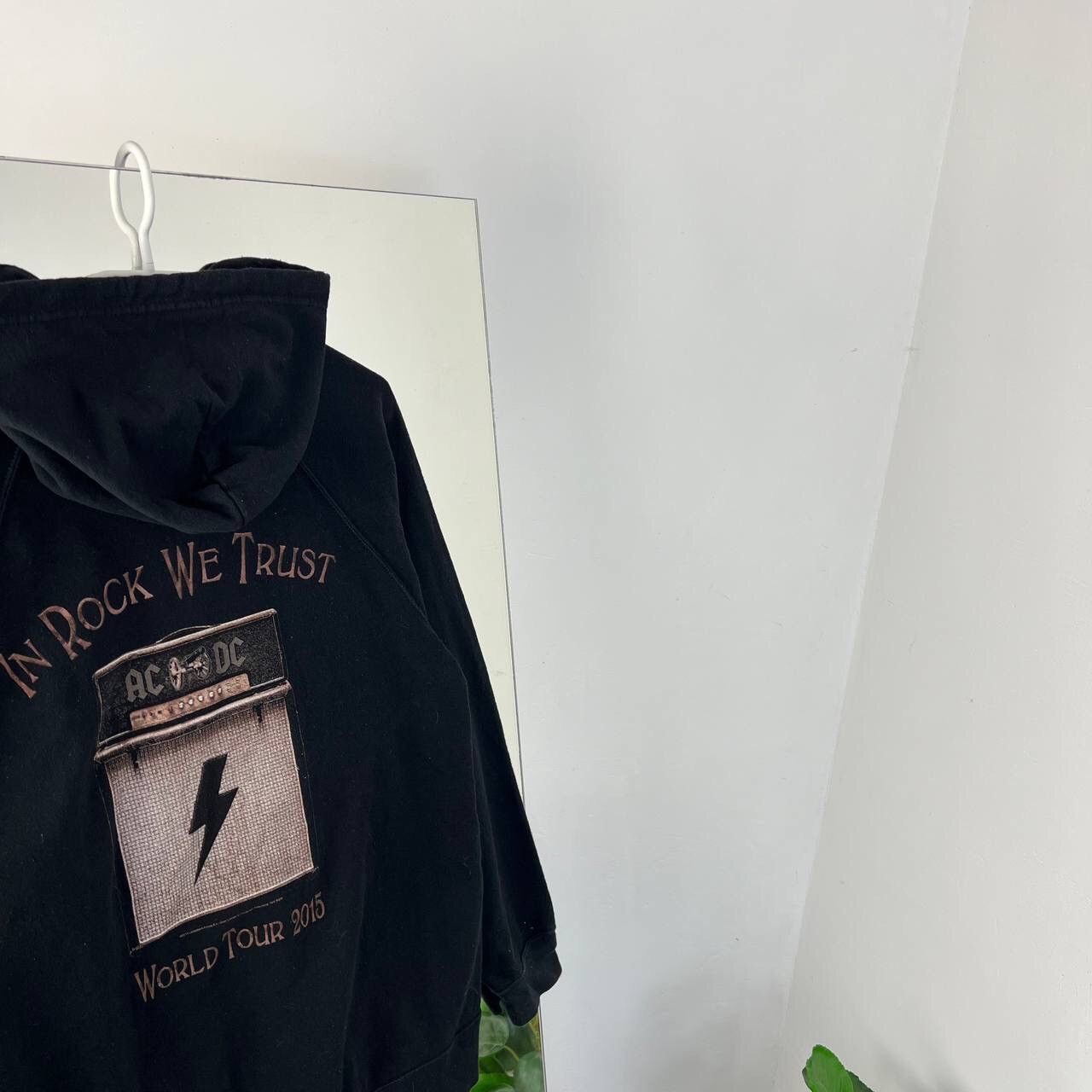 Band Tees AC/DC In Rock We Trust Big Print Rock Tour 2015 Hoodie Y2k Size US L / EU 52-54 / 3 - 3 Thumbnail