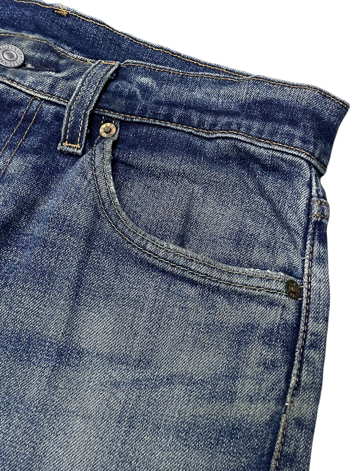 LVC × Levi's × Levi's Made & Crafted Vintage Levis Big E 511 Loose Tapered Leg Distressed Jeans Size US 30 / EU 46 - 8 Thumbnail