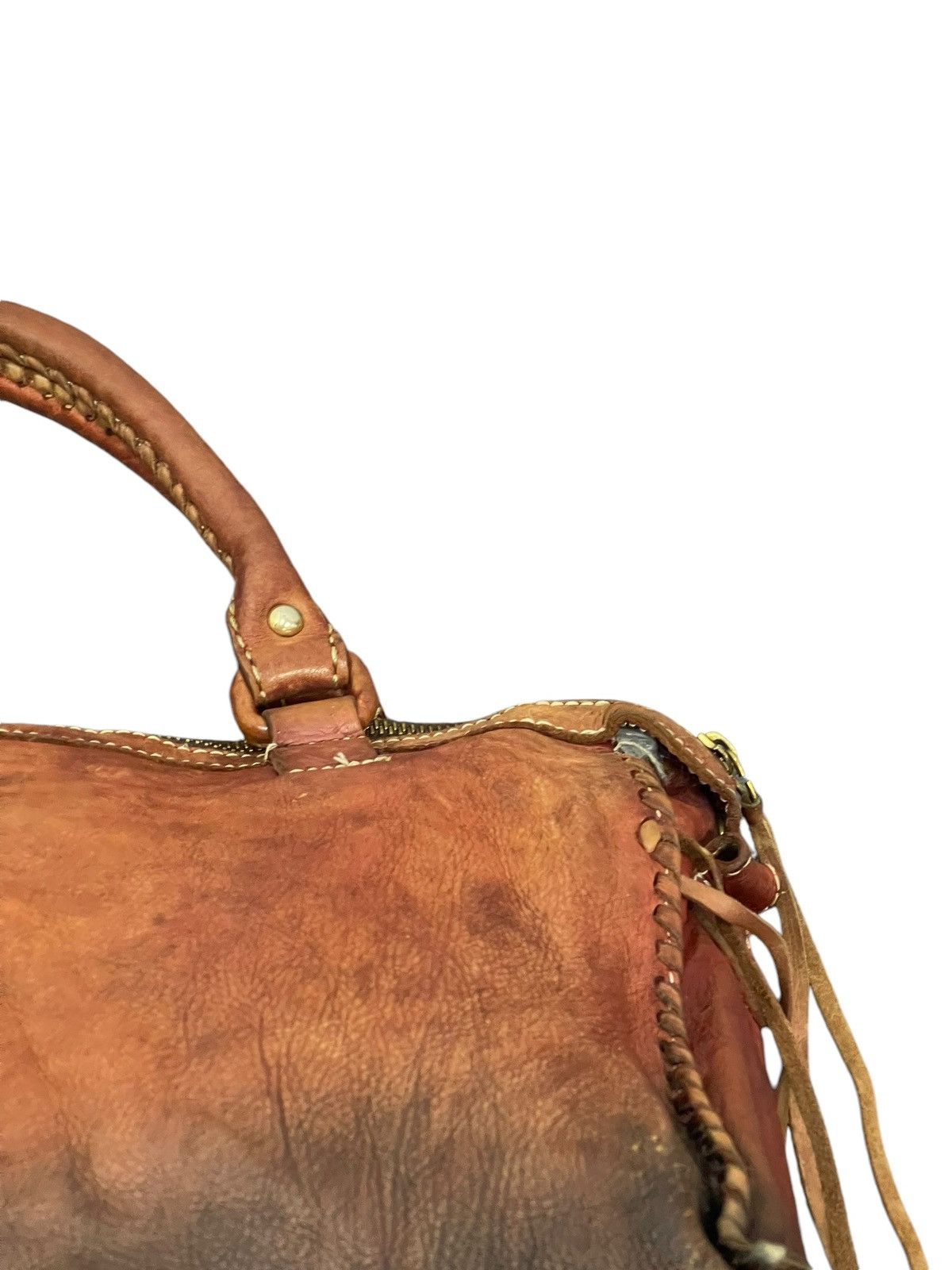 Japanese Brand Full Leather Robita Japan Tote Bag 5🟩 Size ONE SIZE - 15 Thumbnail