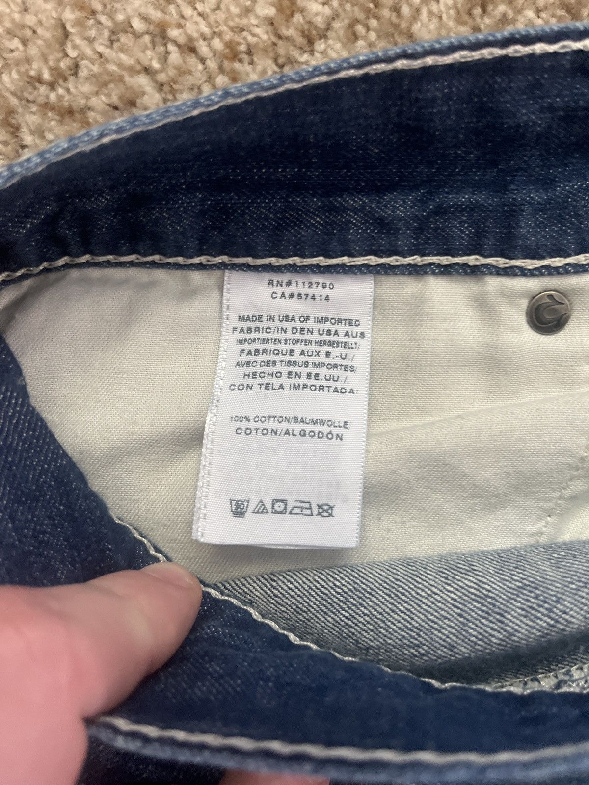 True Religion × Vintage True Religion Jeans Size US 40 / EU 56 - 4 Thumbnail