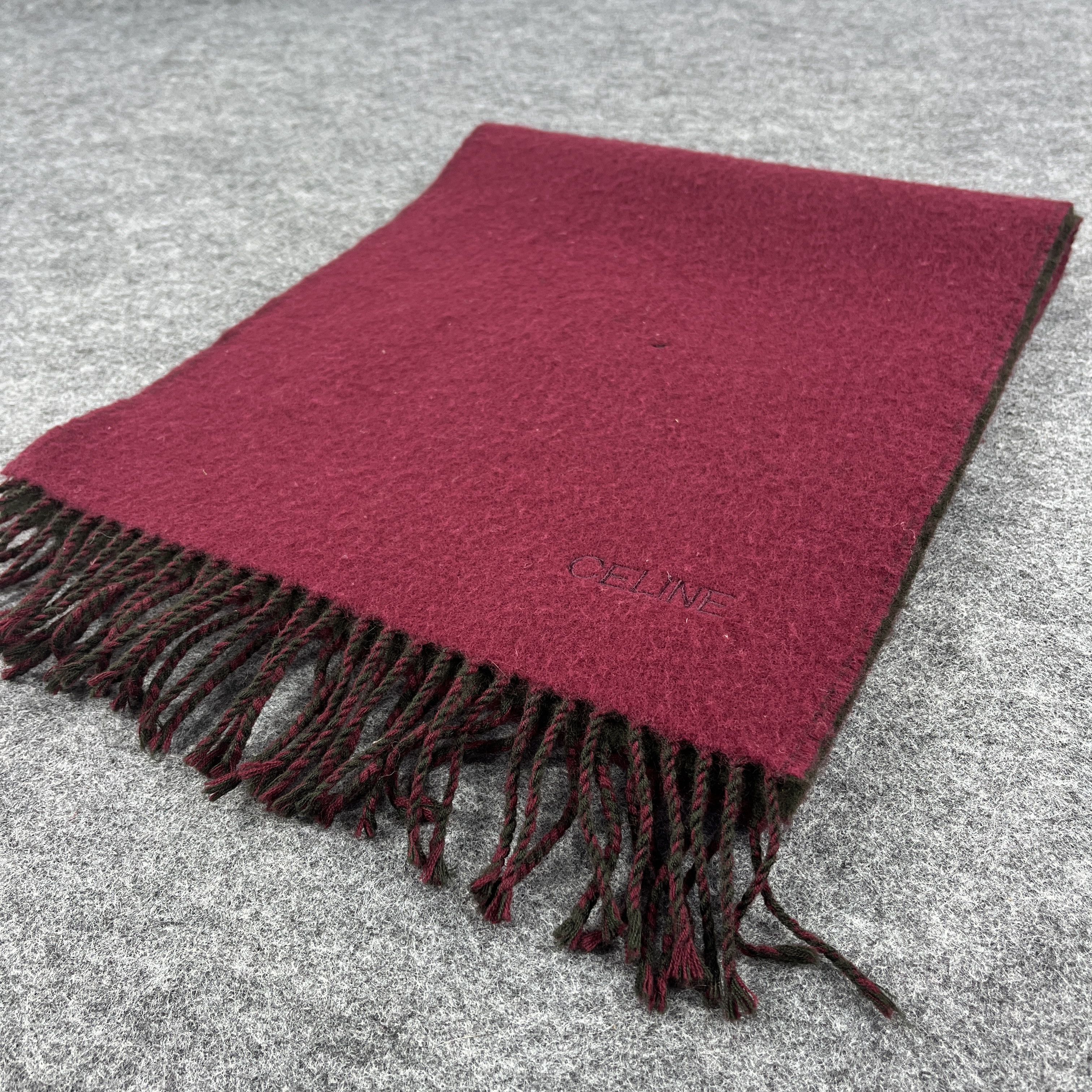 Vintage Winter Session CeLinE Scarf / Muffler / Neckwear T1056 Size ONE SIZE - 5 Thumbnail