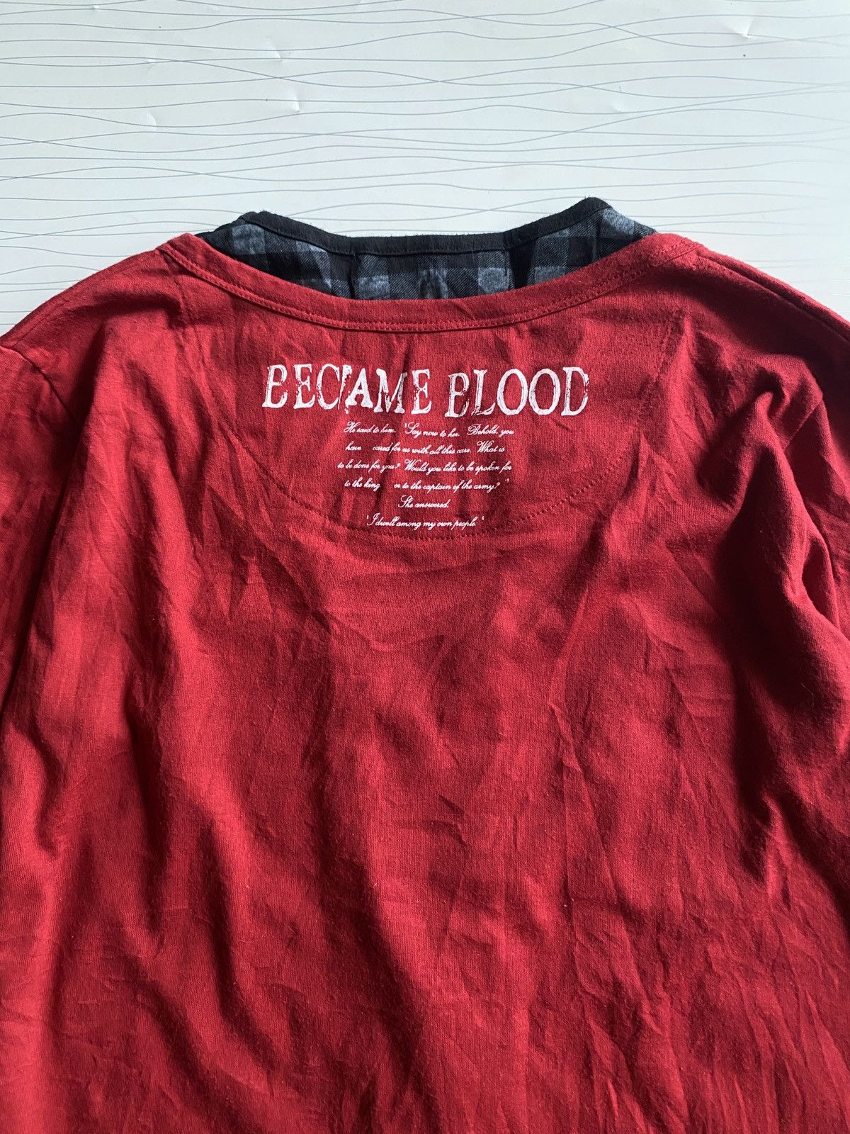 Hysteric Glamour Japanese Under Level Seditionaries Poem Double Layer Tee Size US M / EU 48-50 / 2 - 14 Thumbnail