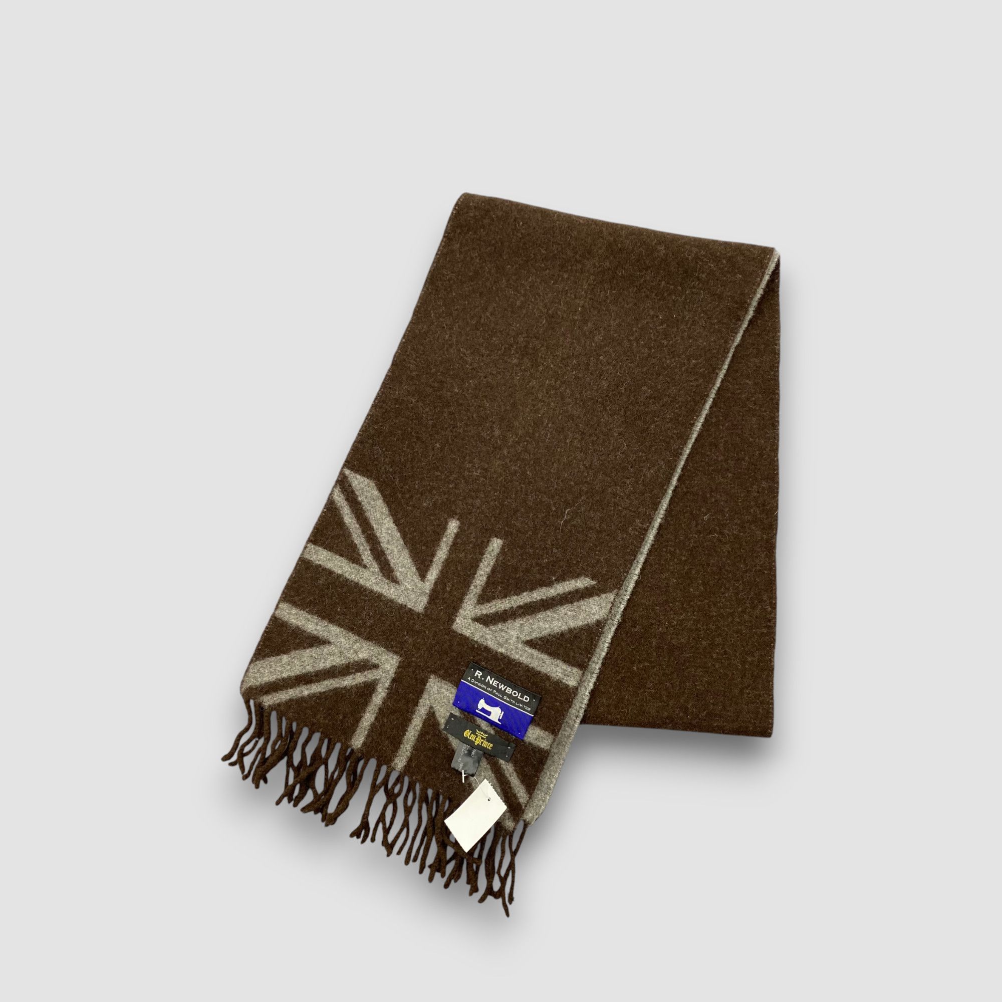 Japanese Brand Vintage Glen Prince Scarf Muffler Wool Winter Scarves Size ONE SIZE - 3 Thumbnail