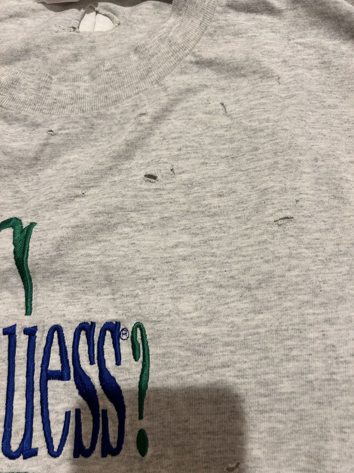 Guess Vintage 1990s Distressed Guess Shirt Size US L / EU 52-54 / 3 - 5 Thumbnail