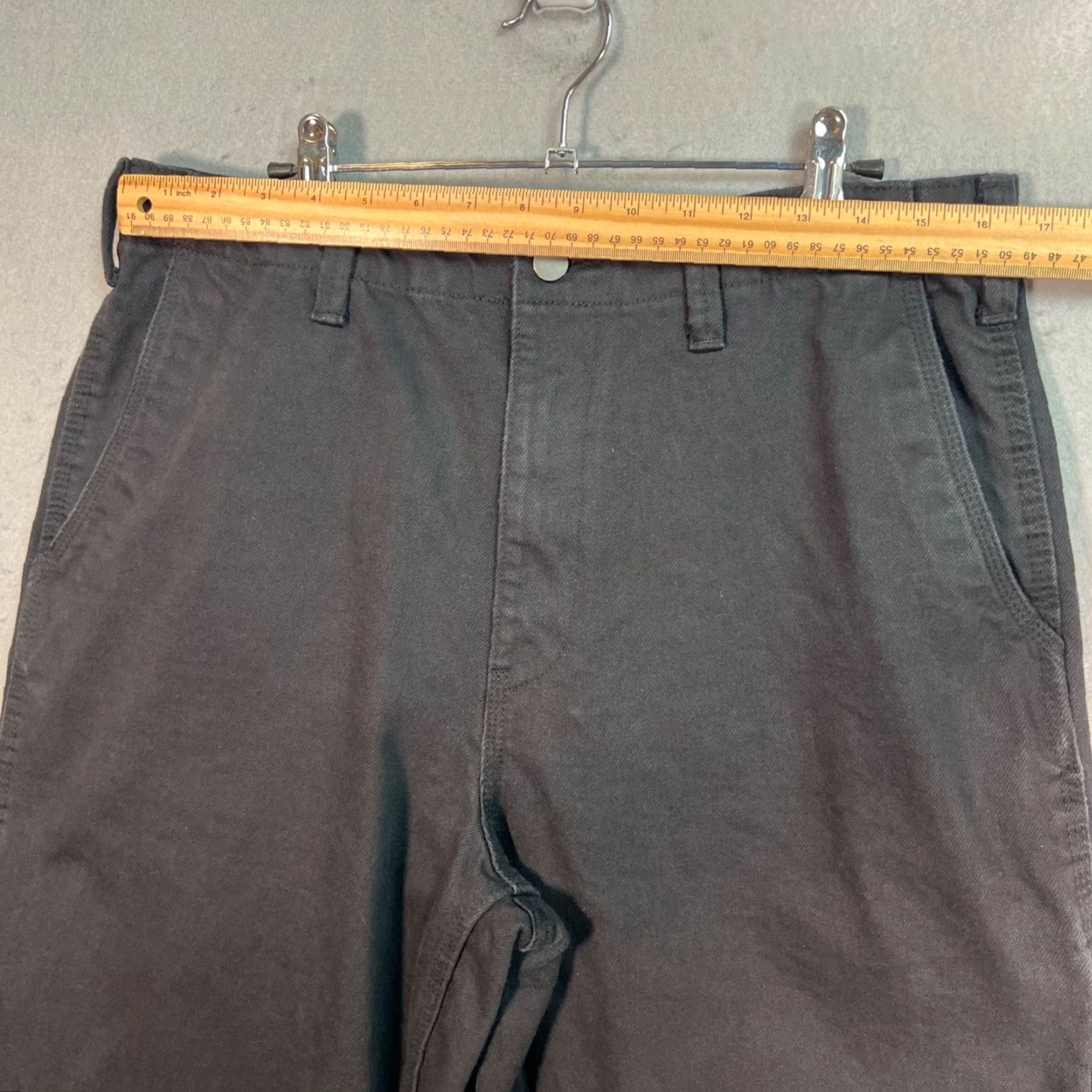Vintage GU Pants 36 in Waist Black Cotton Relaxed Fit Chino XL Mens Size US 36 / EU 52 - 5 Thumbnail