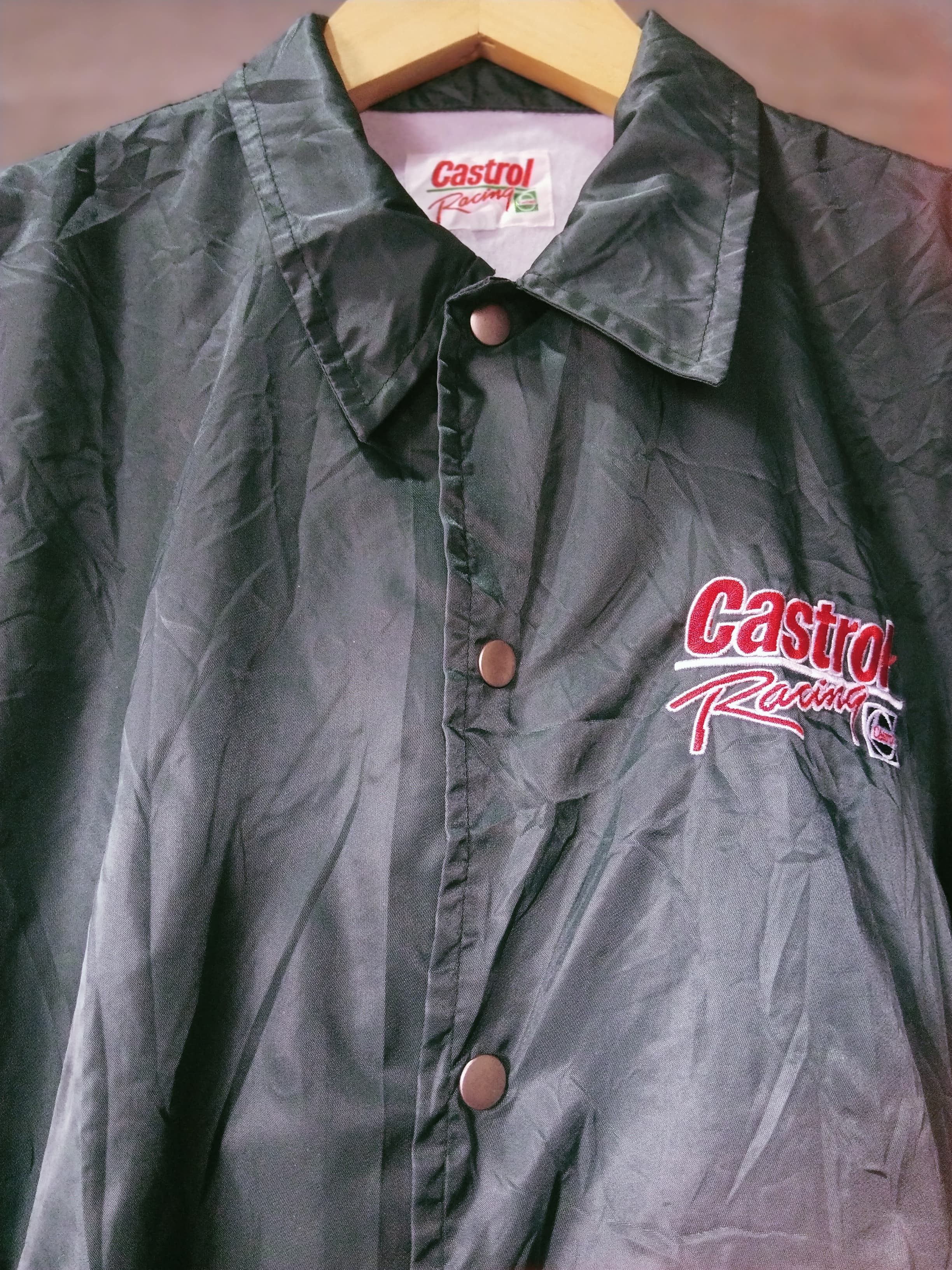Vintage Vintage Castrol Racing Coach Jacket - Rare 90s Motorsport Size US XXL / EU 58 / 5 - 1 Thumbnail