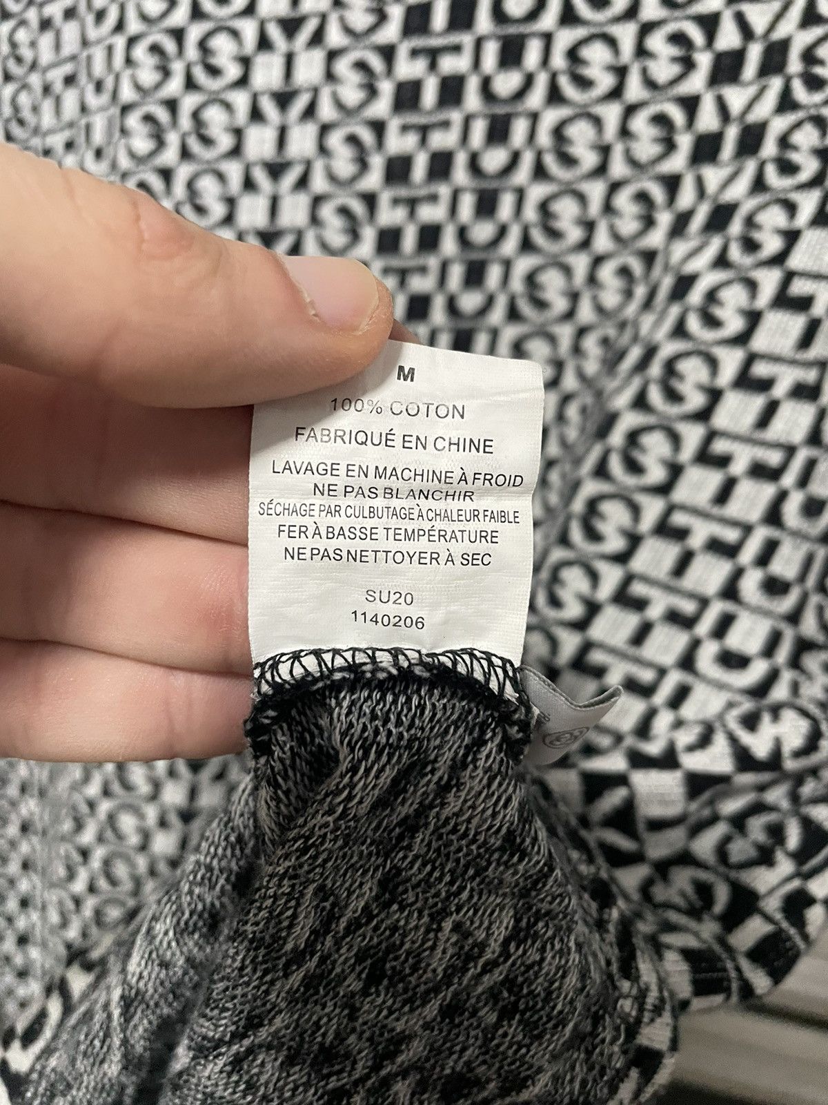 Stussy Rare Stussy Jacquard Check Crew Tee Streetwear T Shirt Y2K Size US M / EU 48-50 / 2 - 13 Thumbnail