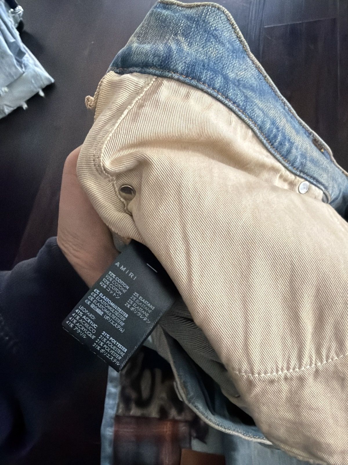 Amiri Amiri Art Patch Denim Size US 34 / EU 50 - 5 Thumbnail