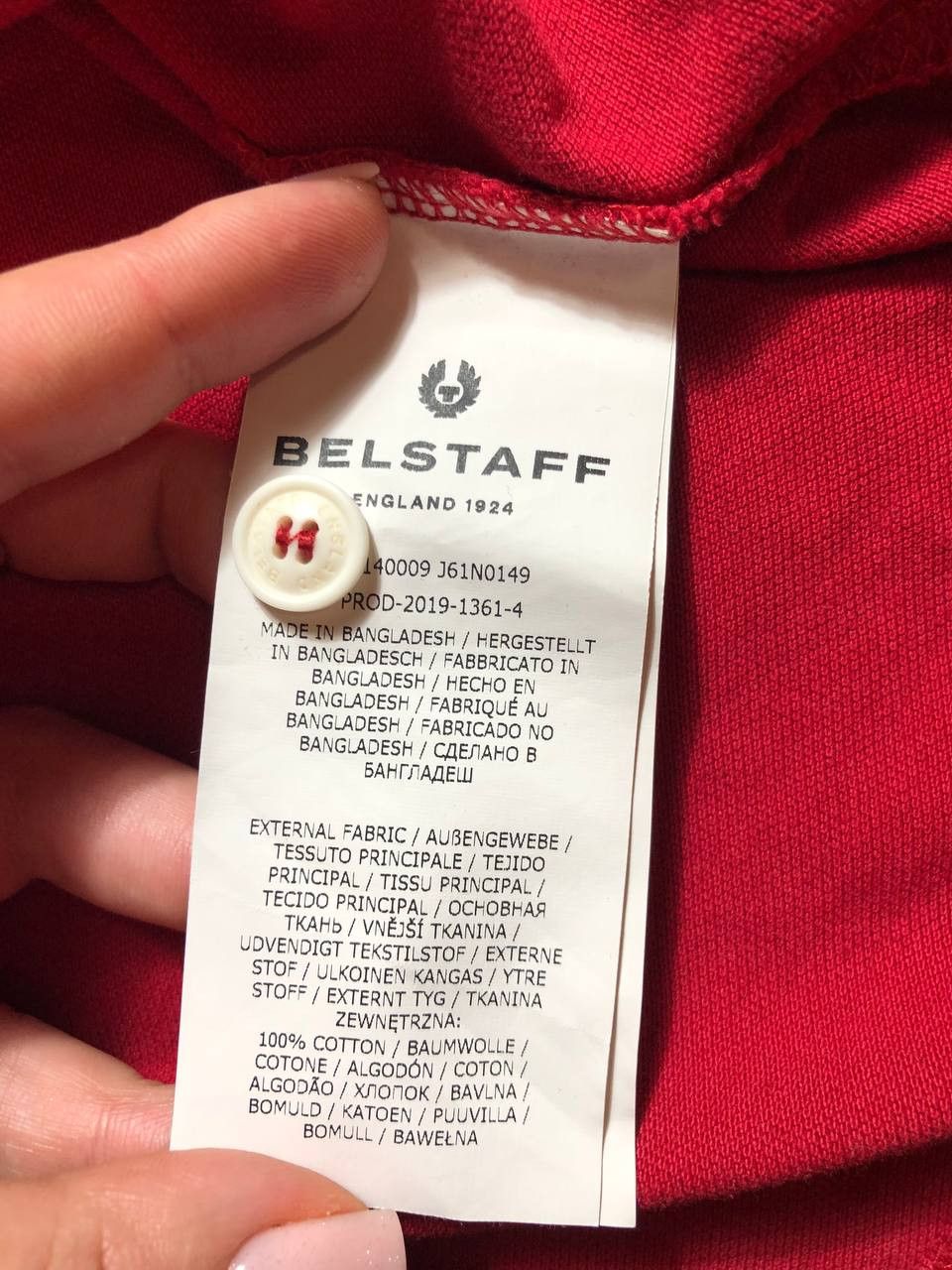 Belstaff Belstaff Polo Shirt Luxury Designer Streetwear England Size US M / EU 48-50 / 2 - 3 Thumbnail
