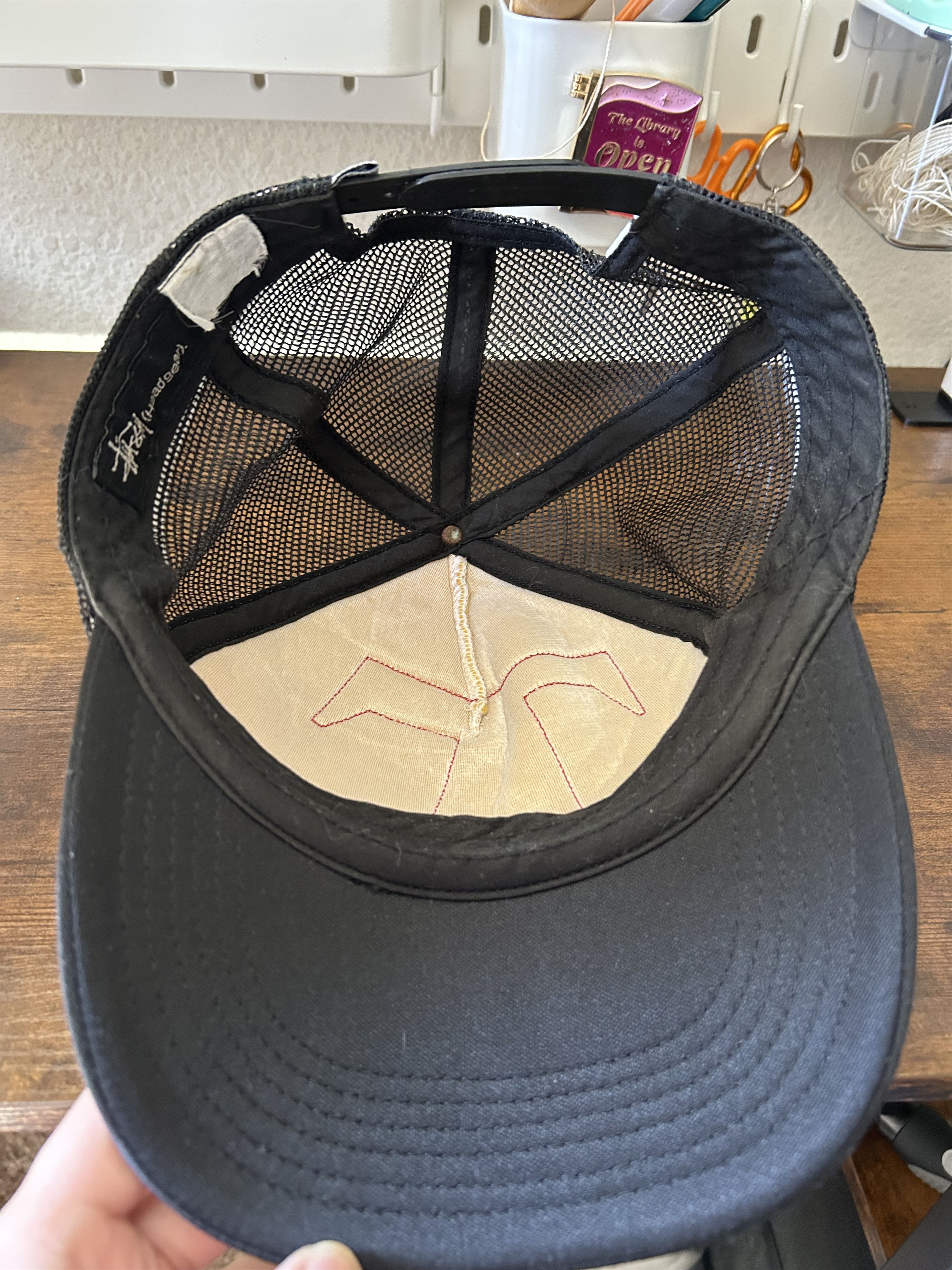 Stussy 2000s Vintage Trucker Hat with pin Size ONE SIZE - 7 Thumbnail