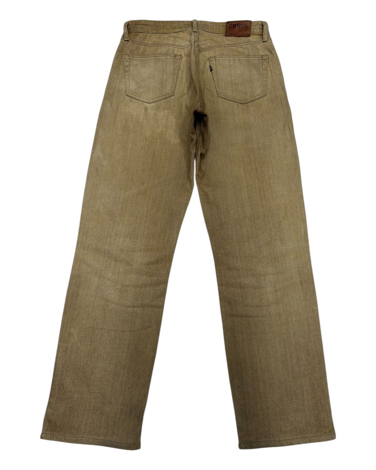 Kapital 🔥RARE EDWIN RUSTY FADED BROWN LOOSE FIT DENIM JEANS Size US 32 / EU 48 - 2 Thumbnail