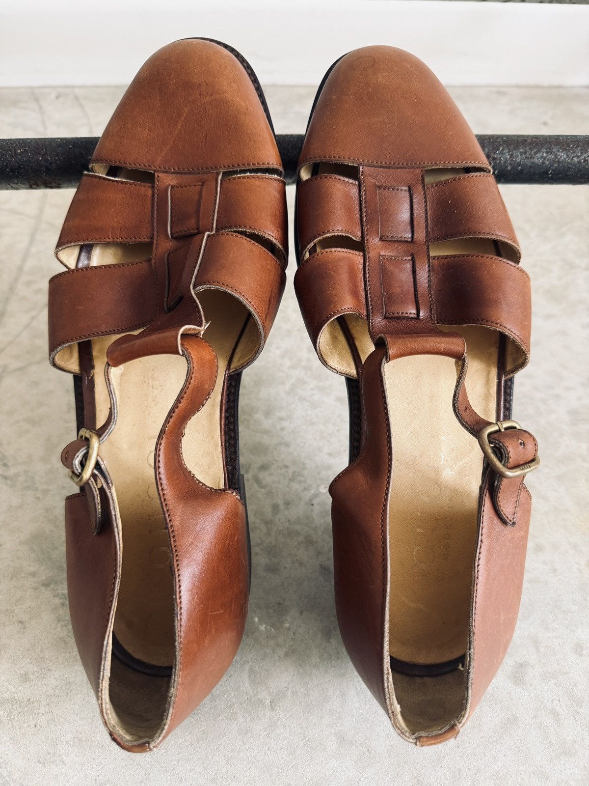Gucci Gucci Fisherman Leather Sandals Size US 10.5 / EU 43-44 - 4 Thumbnail
