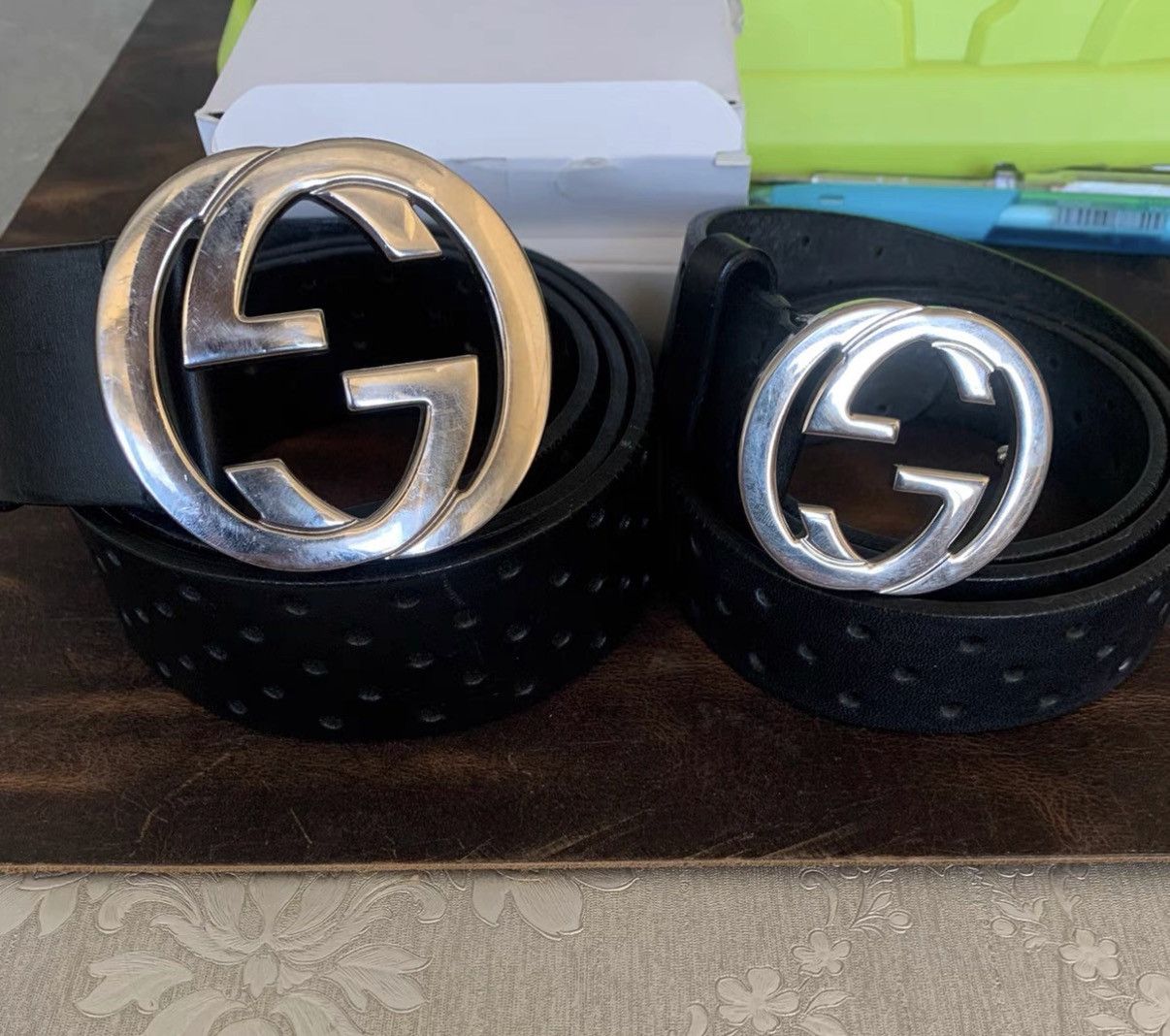 Gucci Gucci Authentic Belts, Unisex Couple Style K16 Size ONE SIZE - 1 Thumbnail