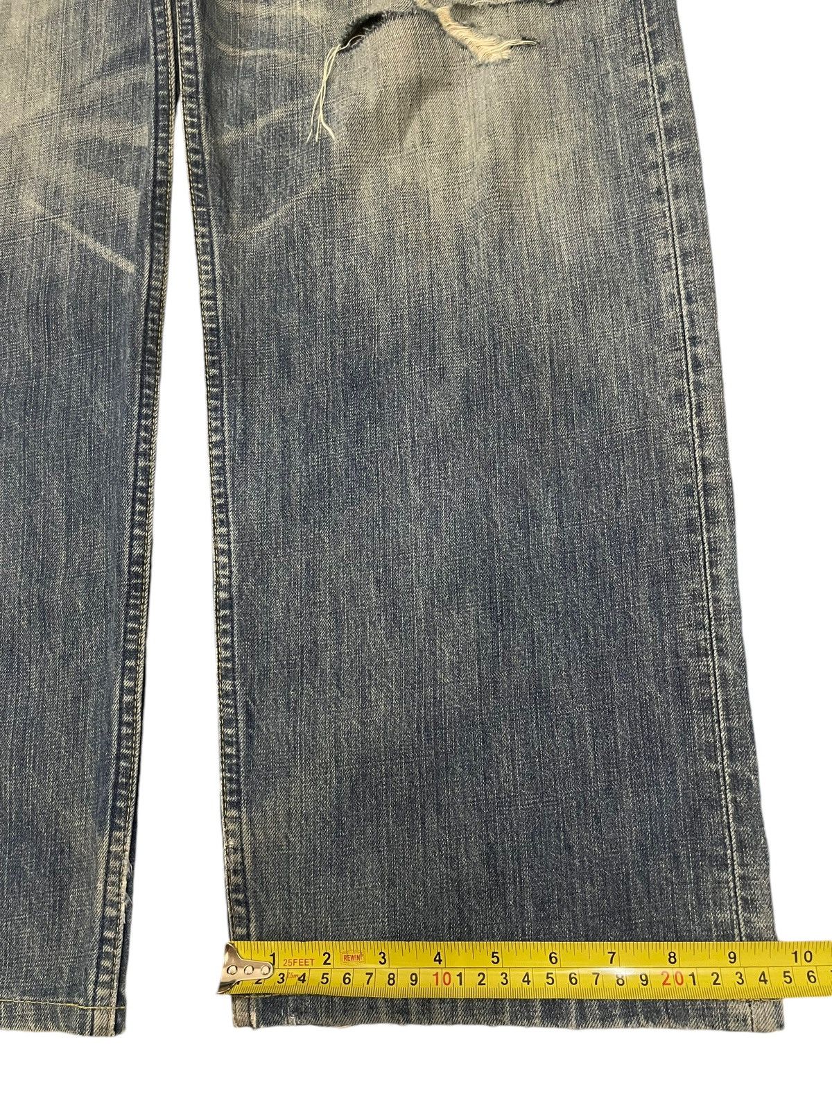 Levi's Vintage 90s Levis 504 Faded Wash Distress Baggy Jeans Size US 35 - 17 Thumbnail