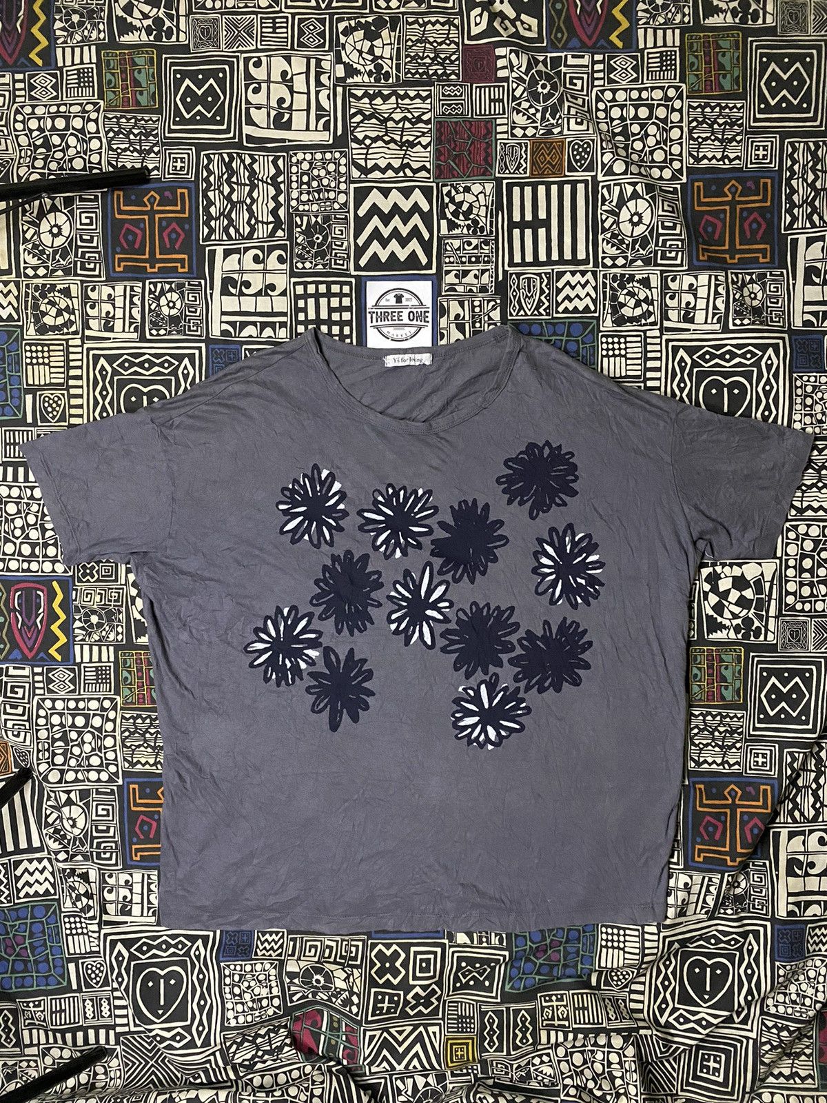 Y's × Y's for Men × Yohji Yamamoto Y’s for living yohji yamamoto floral t shirt Size US XL / EU 56 / 4 - 1 Thumbnail