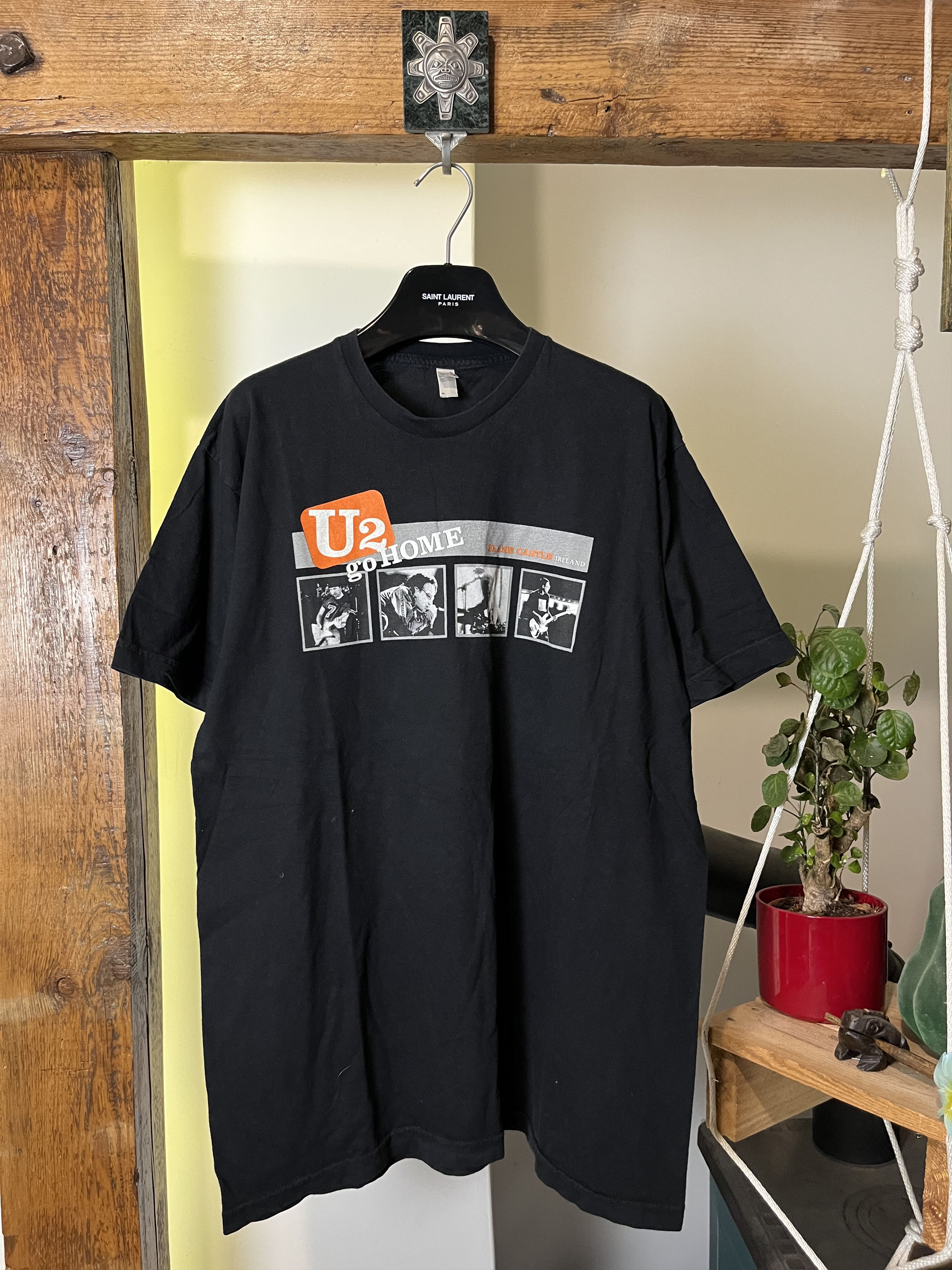 Band Tees × Vintage 2002 Vintage U2 Go Home Rock Band T Shirt Size US XL / EU 56 / 4 - 1 Thumbnail